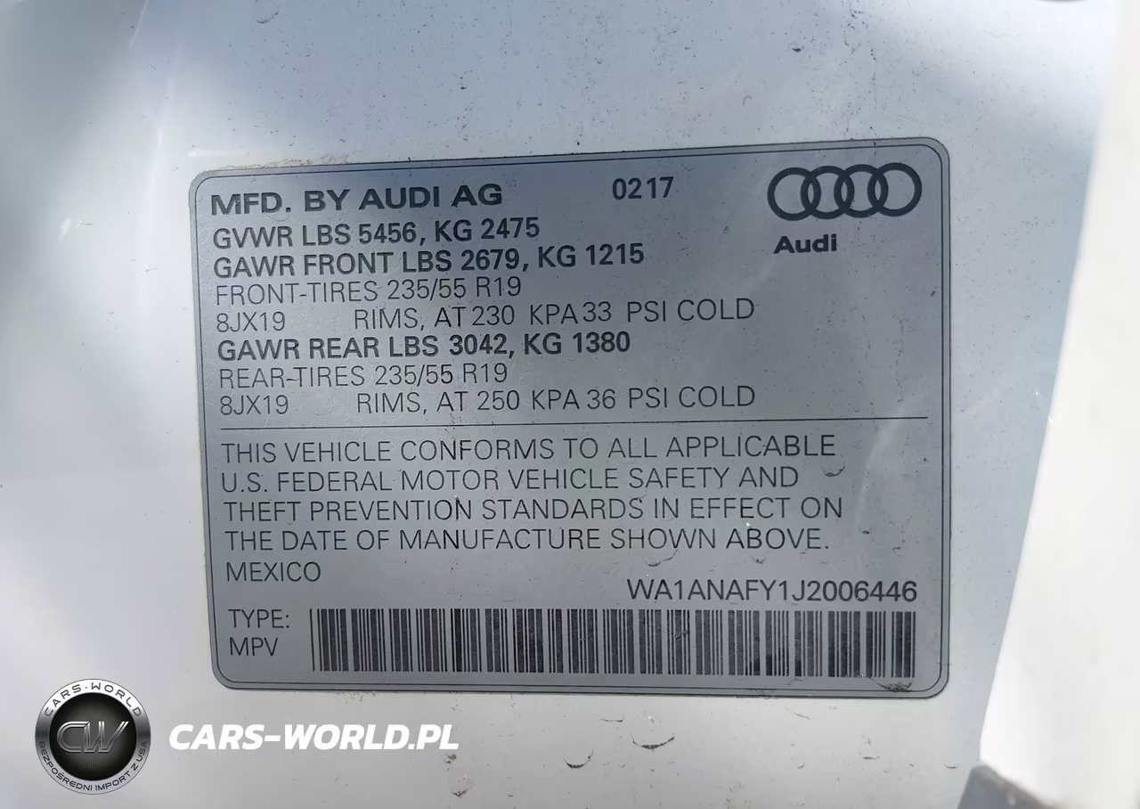 2018 Audi Q5 2.0T Premium-2.0T Tech Premium VIN:WA1ANAFY1J2006446 - 9