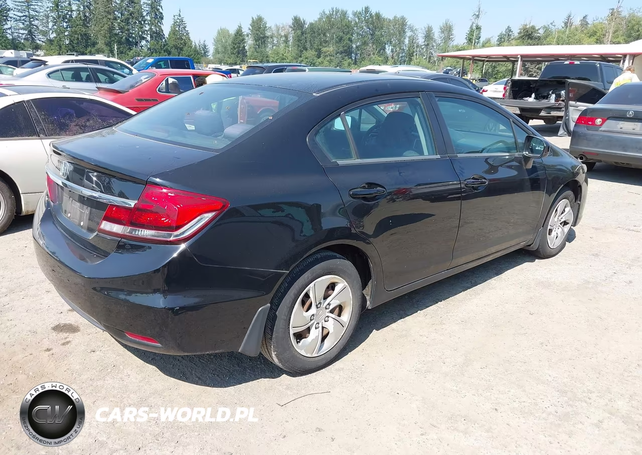 2014 Honda Civic Lx VIN:19XFB2E57EE078732 - 4
