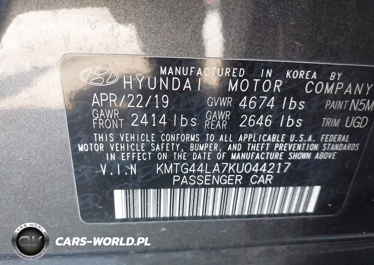 2019 Genesis G70 2.0T Advanced VIN:KMTG44LA7KU044217 - 9