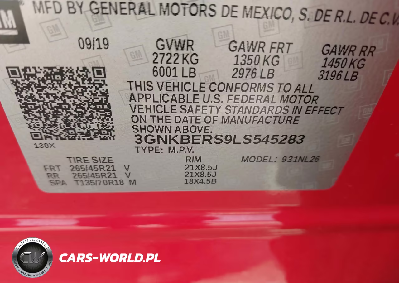 2020 Chevrolet Blazer Fwd Rs VIN:3GNKBERS9LS545283 - 9
