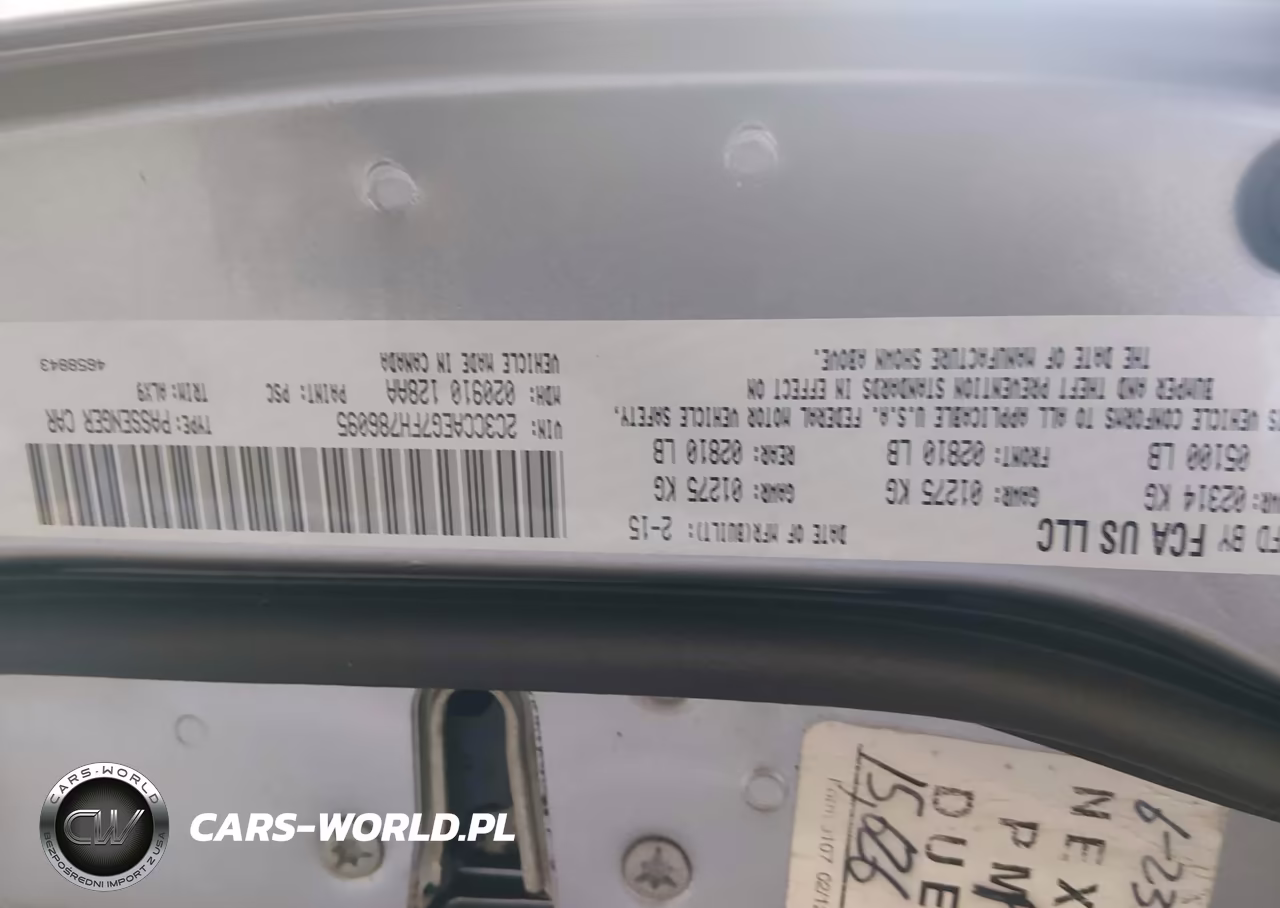 2015 Chrysler 300C VIN:2C3CCAEG7FH786095 - 9