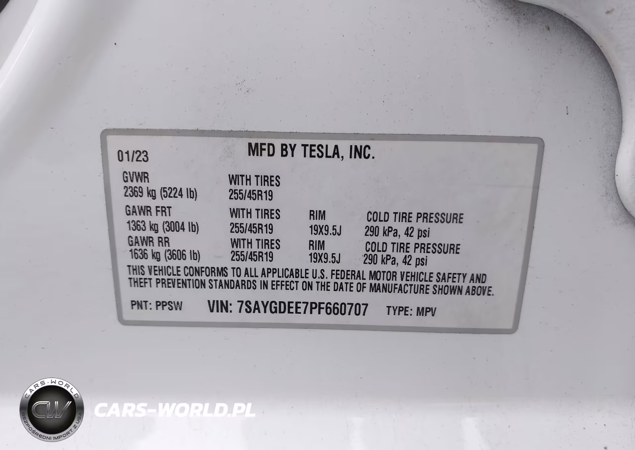 2023 Tesla Model Y Awd-Long Range Dual Motor All-Wheel Drive VIN:7SAYGDEE7PF660707 - 9