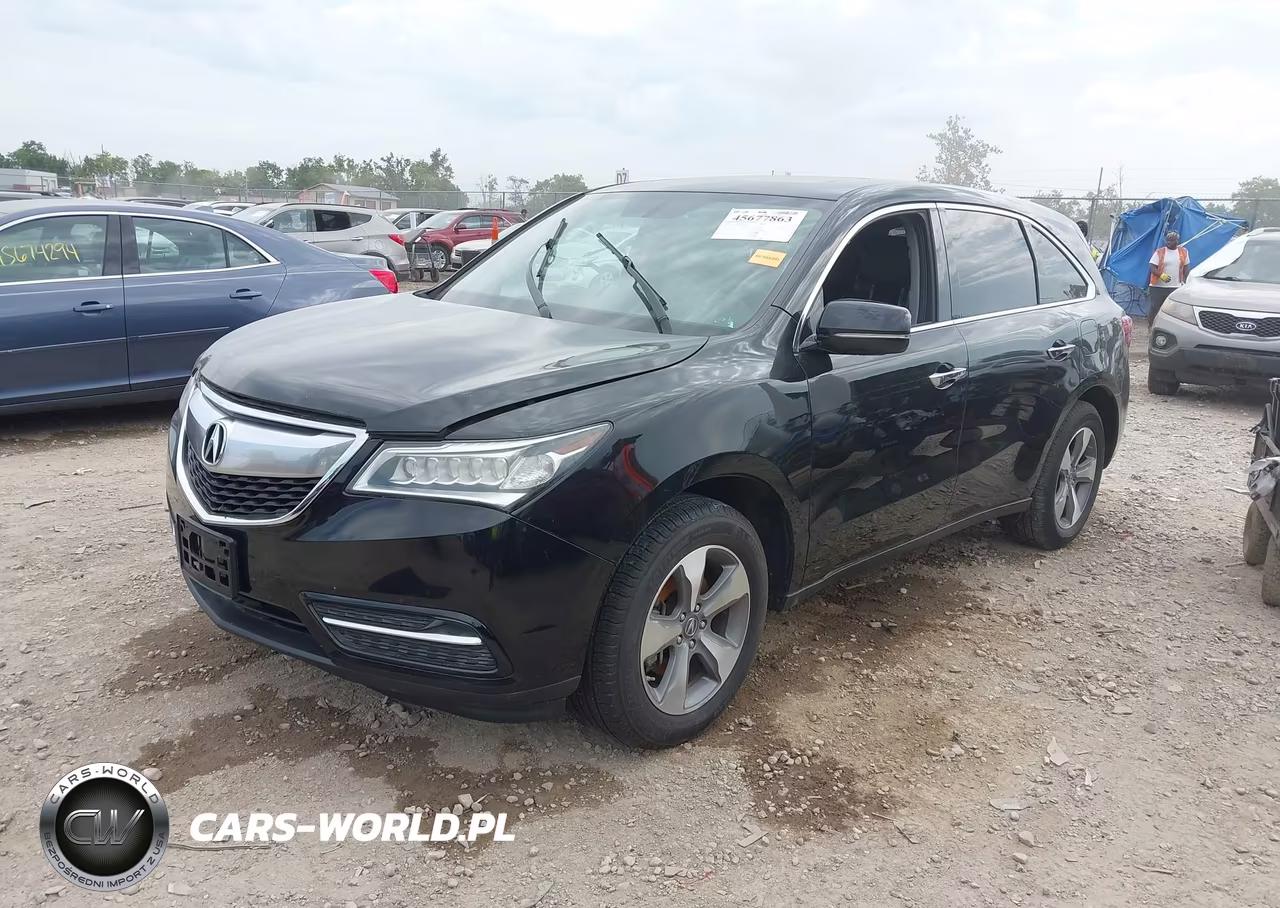 2014 Acura Mdx VIN:5FRYD4H22EB006393 - 2