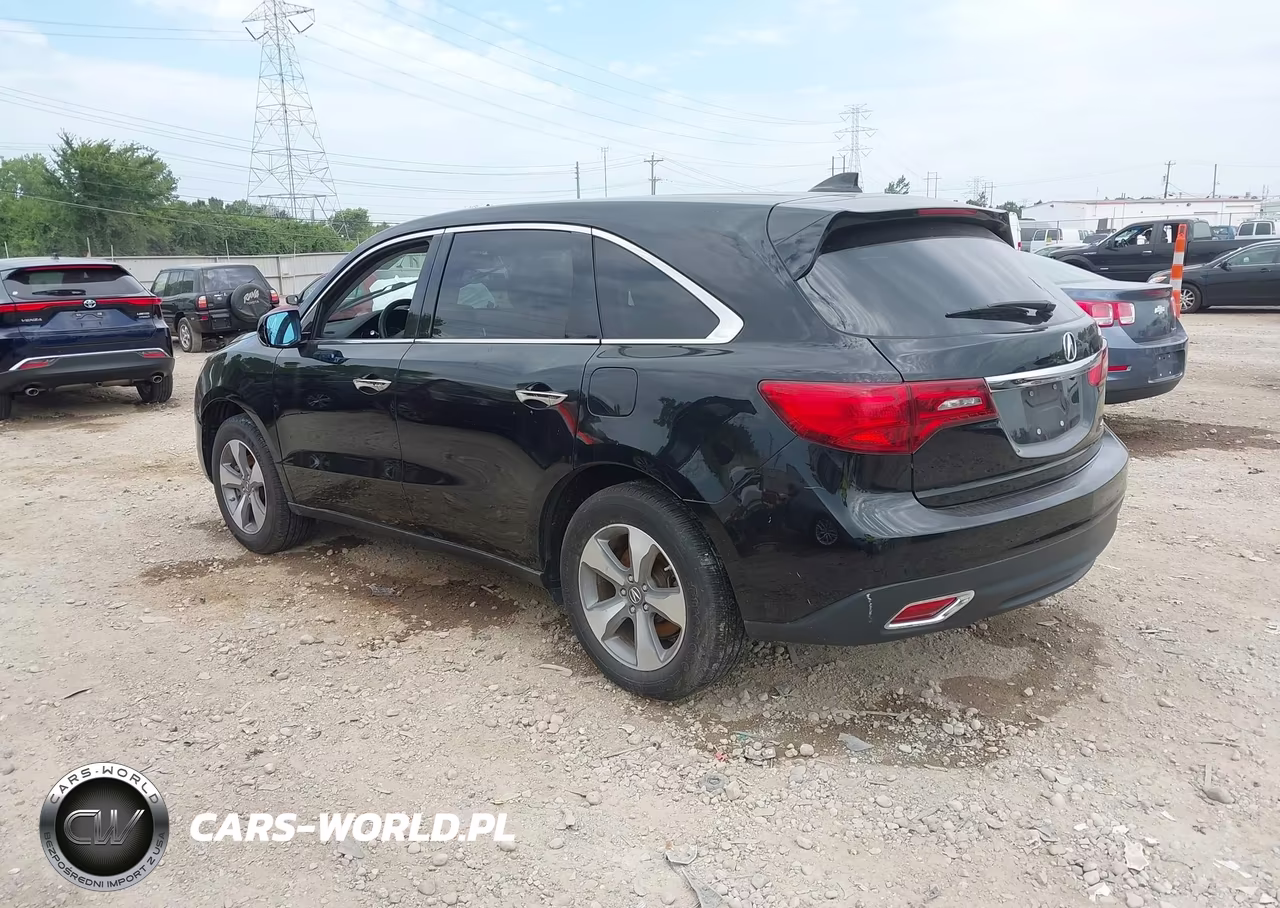 2014 Acura Mdx VIN:5FRYD4H22EB006393 - 3