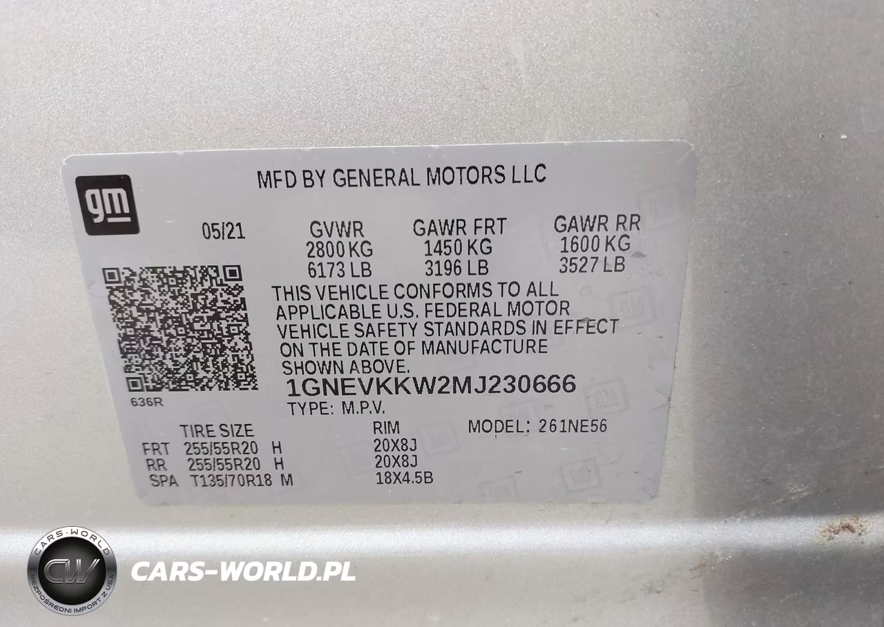 2021 Chevrolet Traverse Awd Premier VIN:1GNEVKKW2MJ230666 - 9