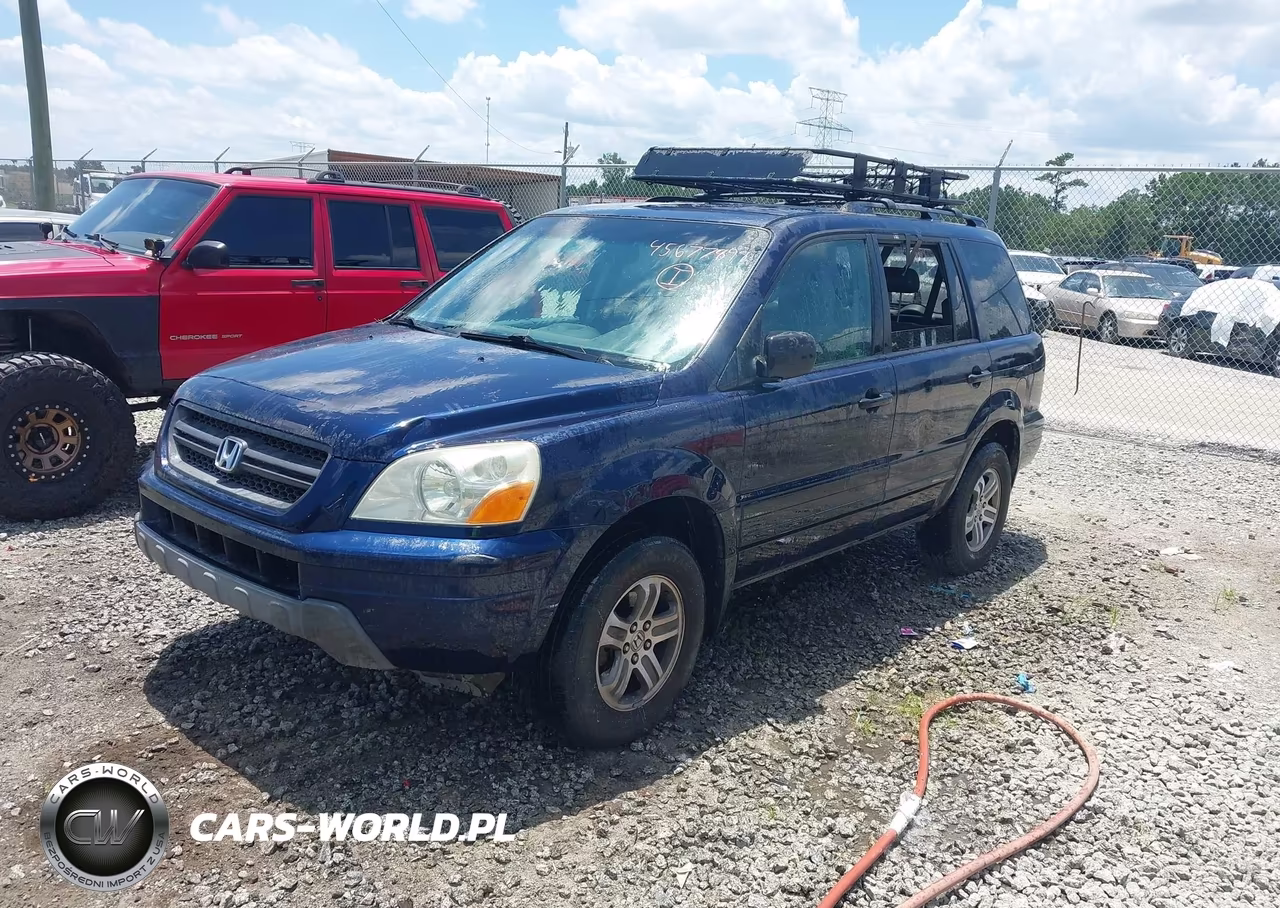 2004 Honda Pilot Ex-L VIN:2HKYF18664H528330 - 2