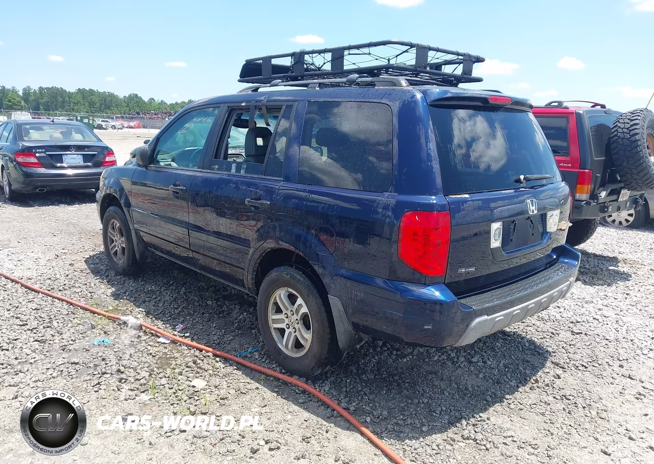2004 Honda Pilot Ex-L VIN:2HKYF18664H528330 - 3