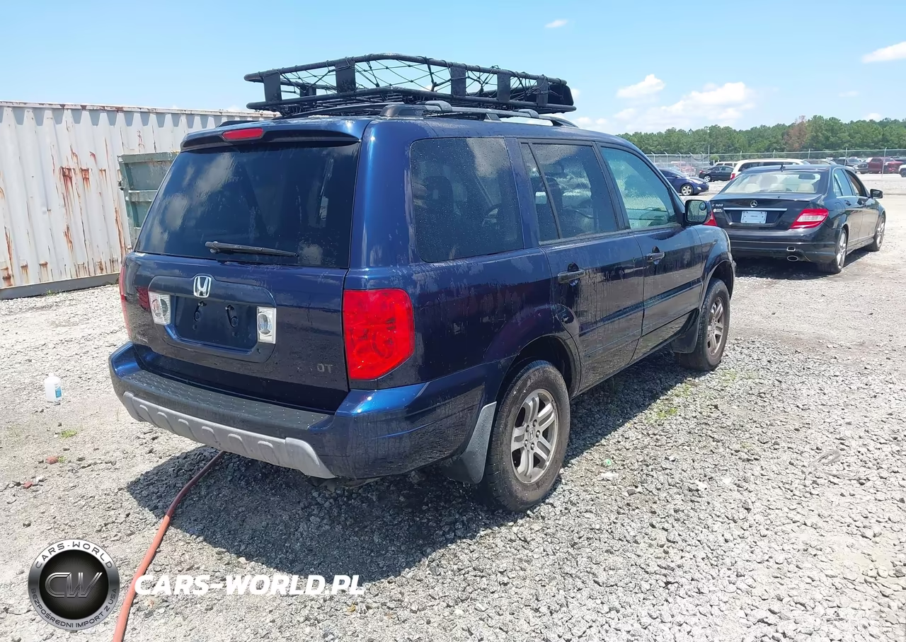 2004 Honda Pilot Ex-L VIN:2HKYF18664H528330 - 4
