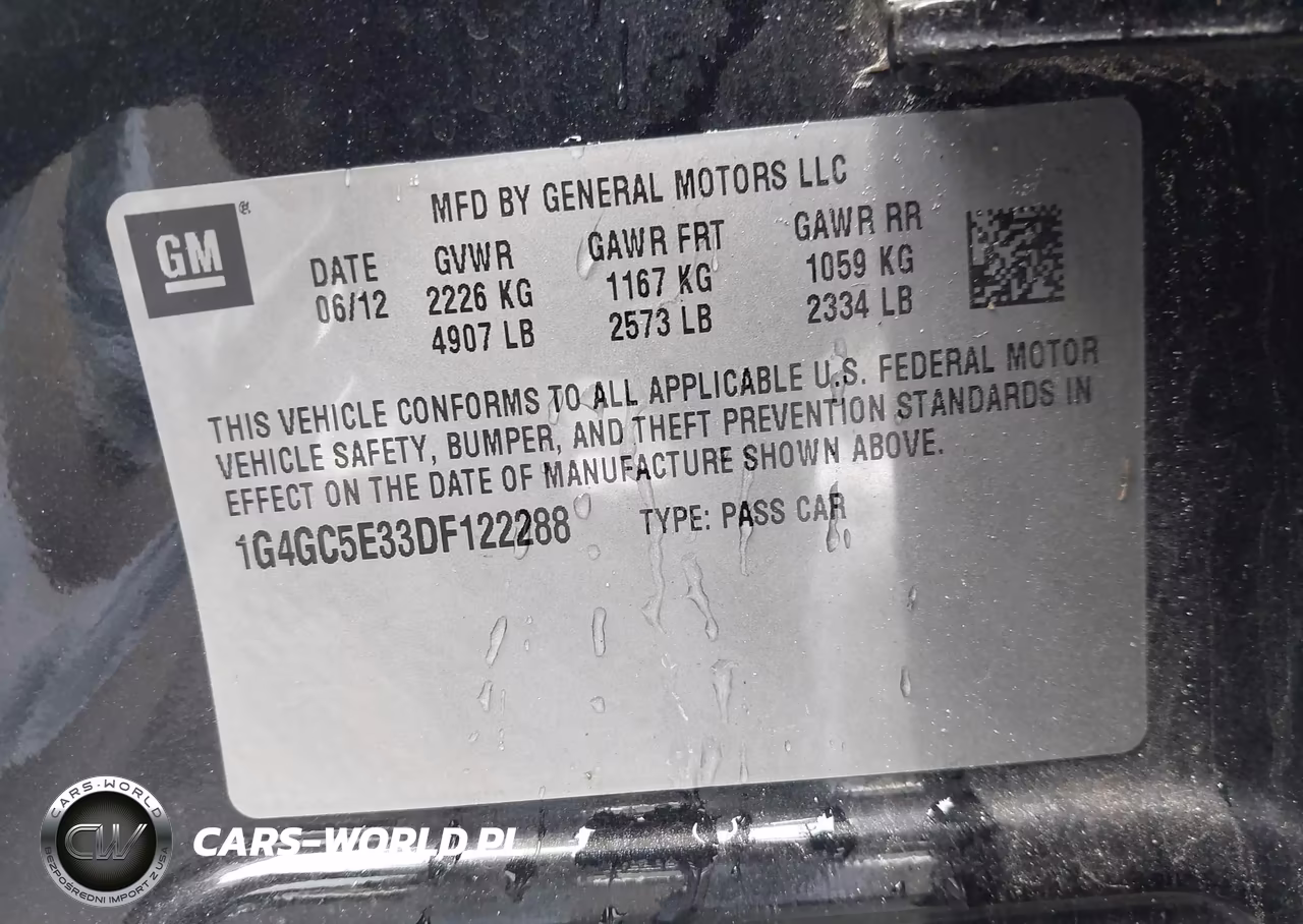 2013 Buick Lacrosse Leather Group VIN:1G4GC5E33DF122288 - 9
