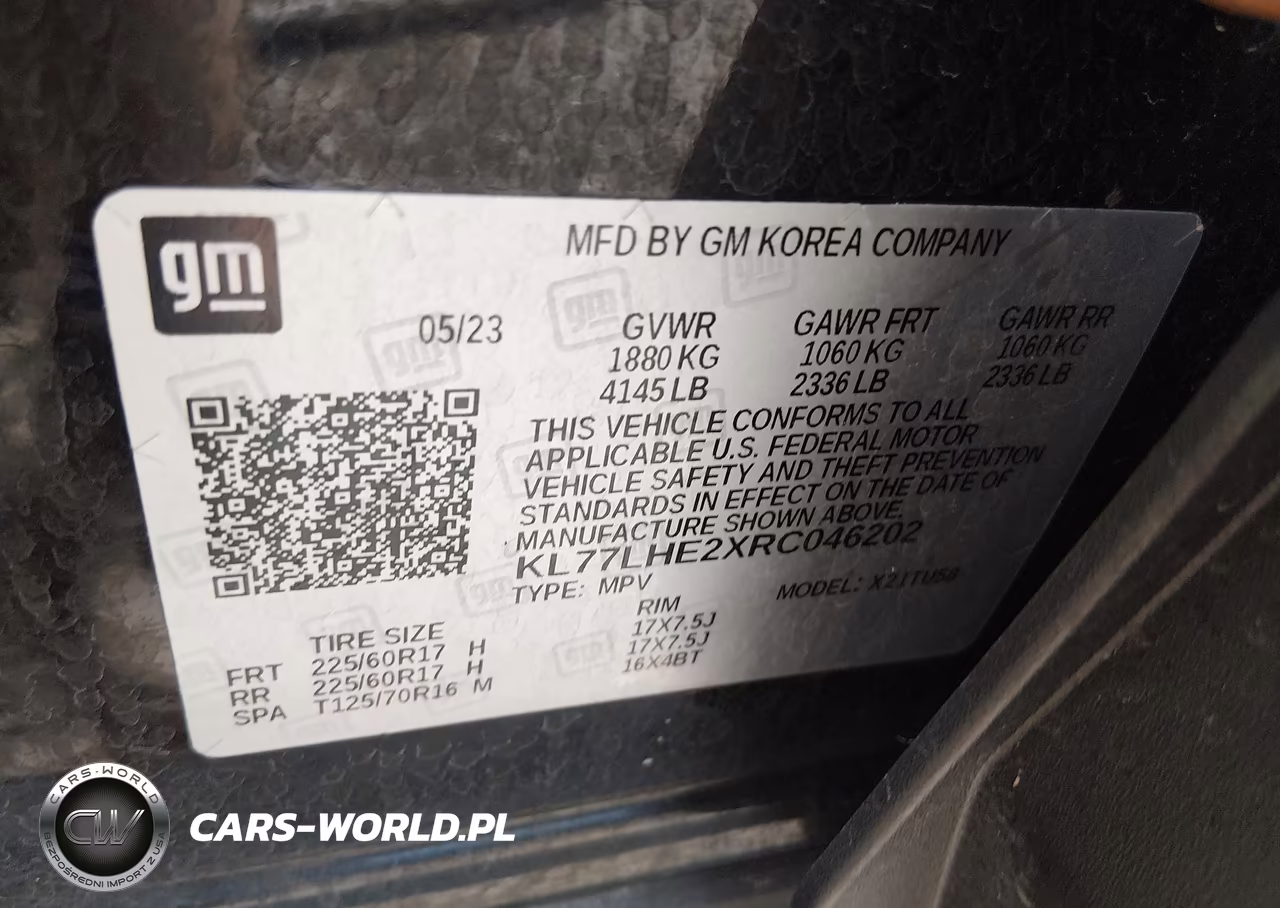 2024 Chevrolet Trax Fwd Lt VIN:KL77LHE2XRC046202 - 9