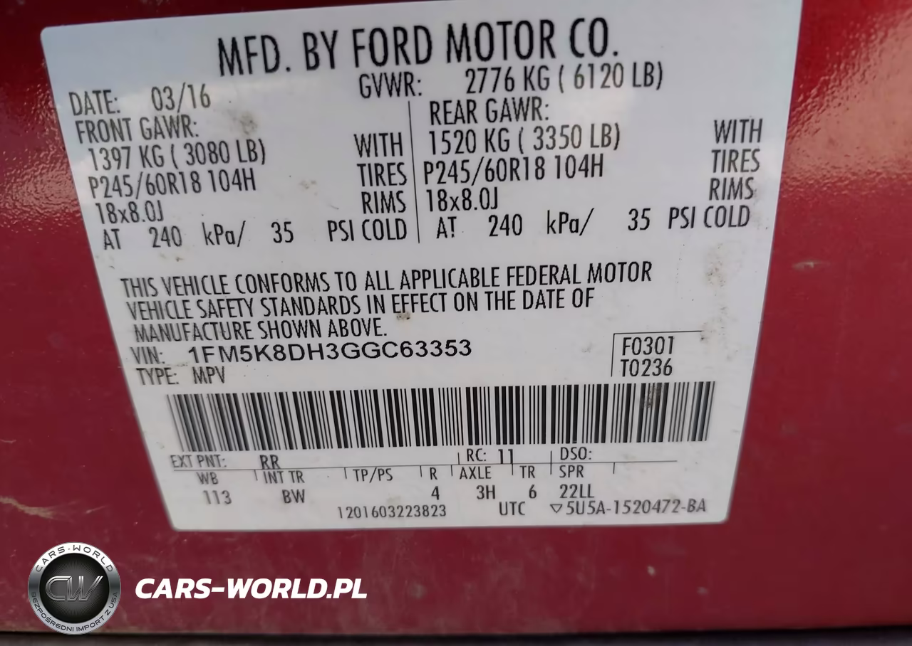 2016 Ford Explorer Xlt VIN:1FM5K8DH3GGC63353 - 9