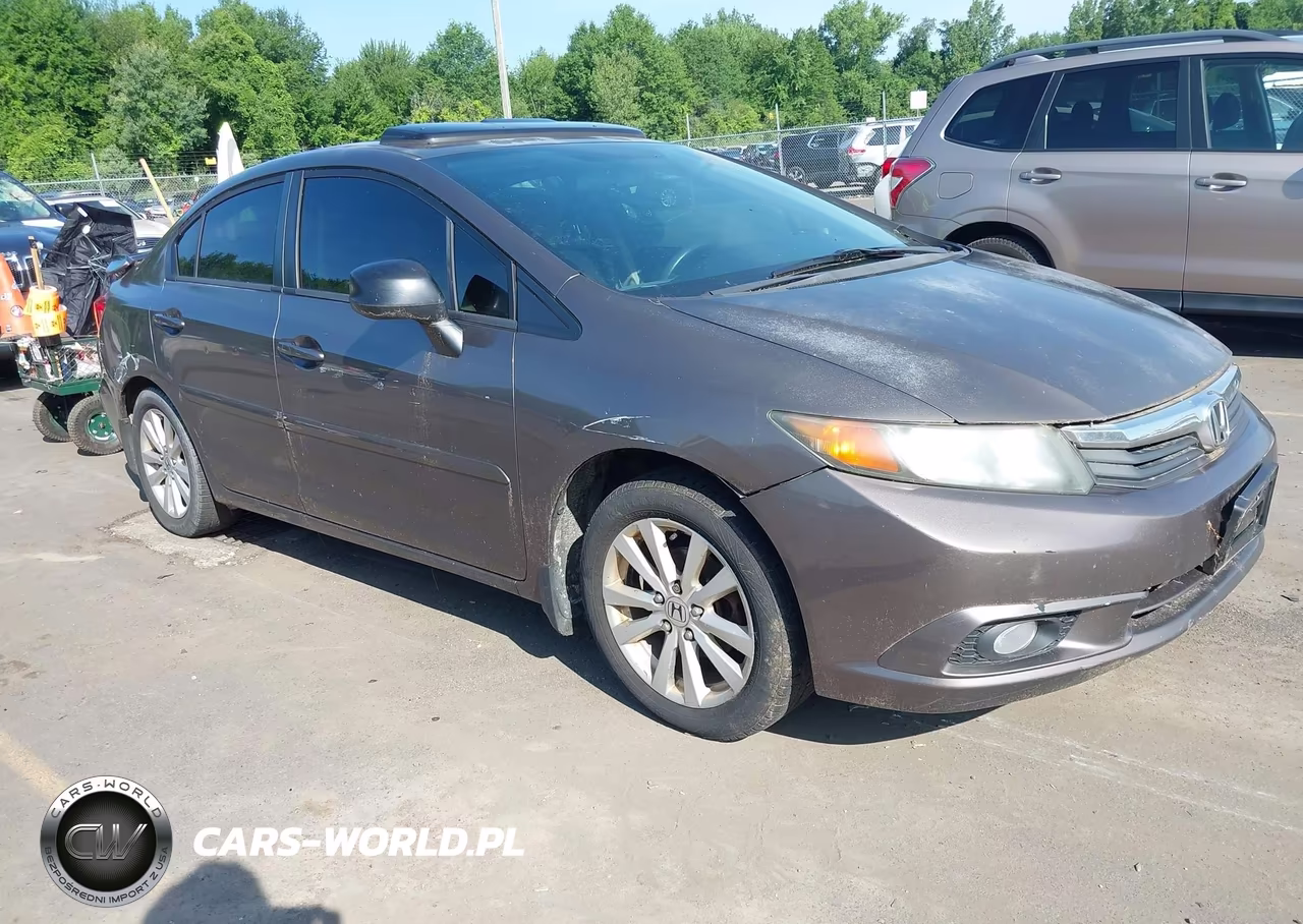 2012 Honda Civic Ex VIN:2HGFB2F87CH544543 - 1