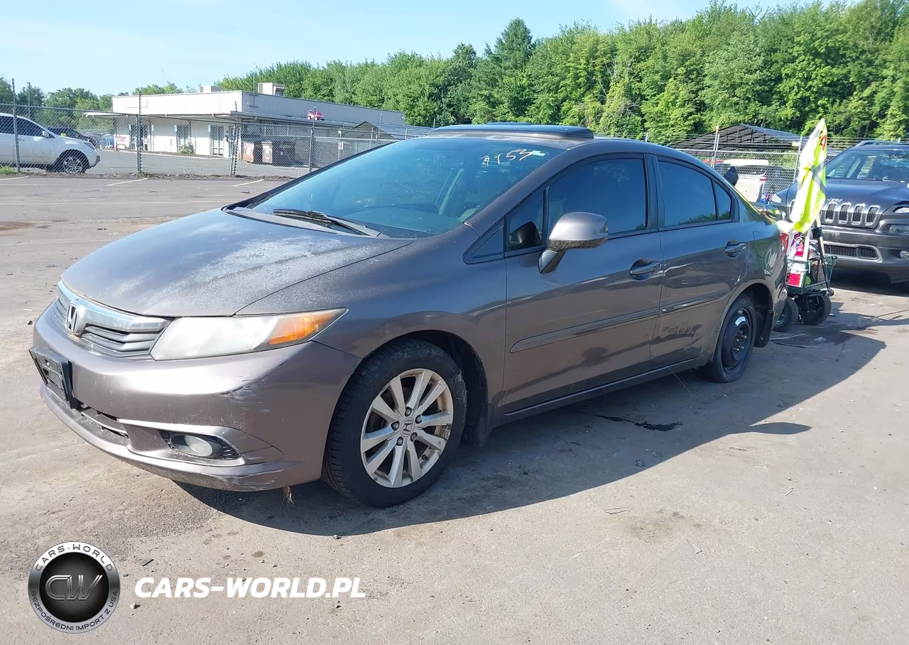 2012 Honda Civic Ex VIN:2HGFB2F87CH544543 - 2
