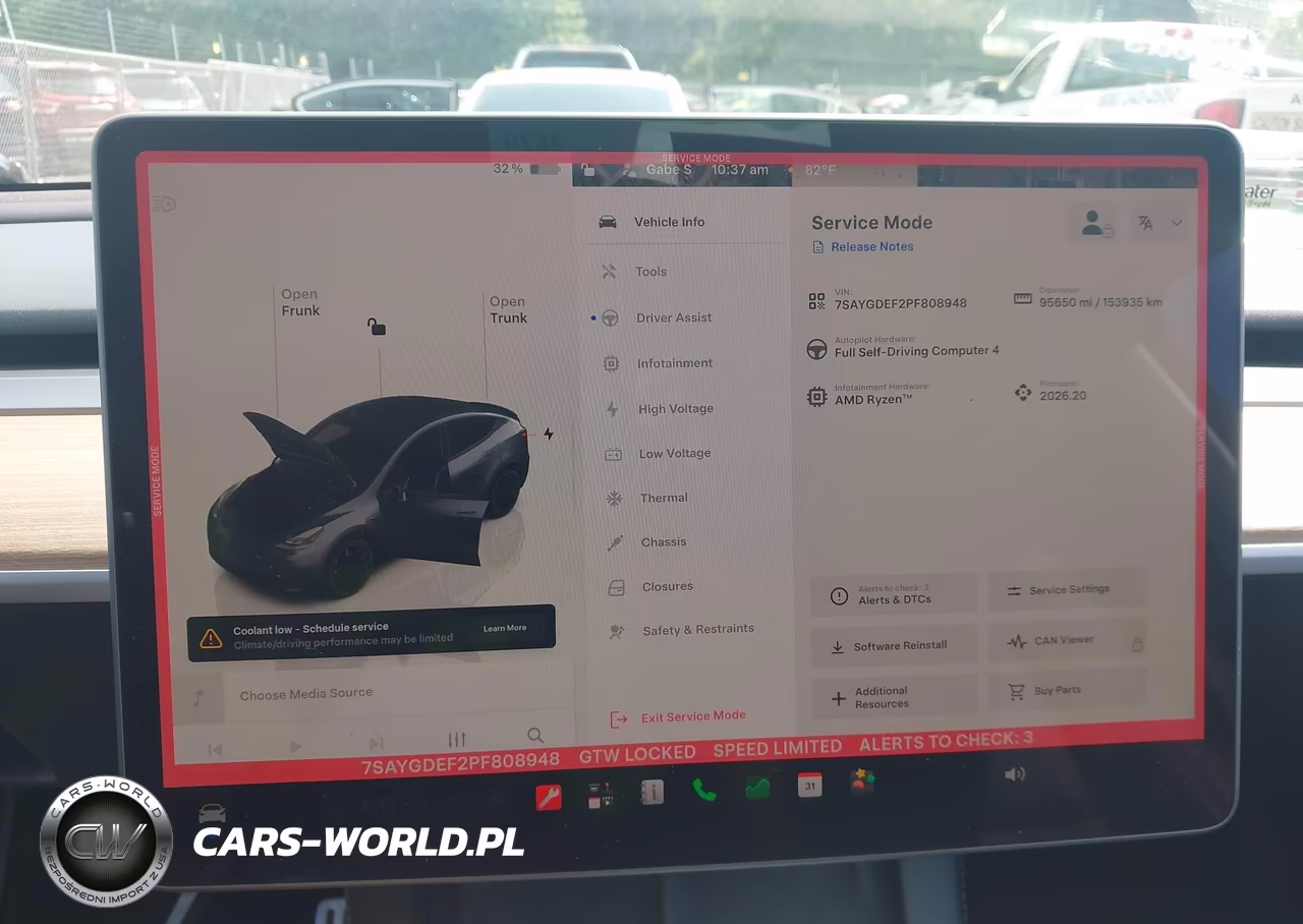 2023 Tesla Model Y Performance Dual Motor All-Wheel Drive VIN:7SAYGDEF2PF808948 - 7