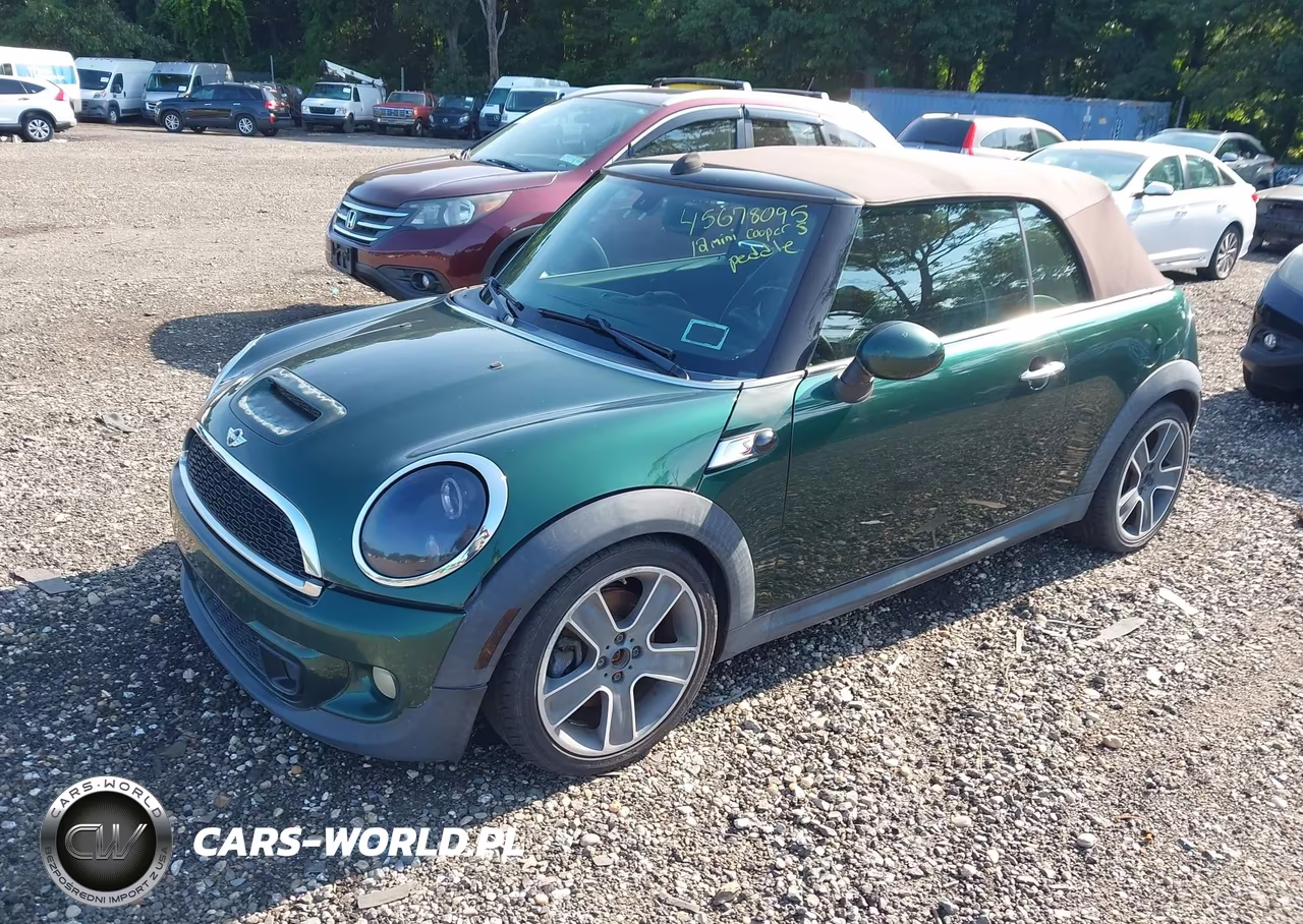 2012 Mini Cooper S VIN:WMWZP3C55CT296208 - 2