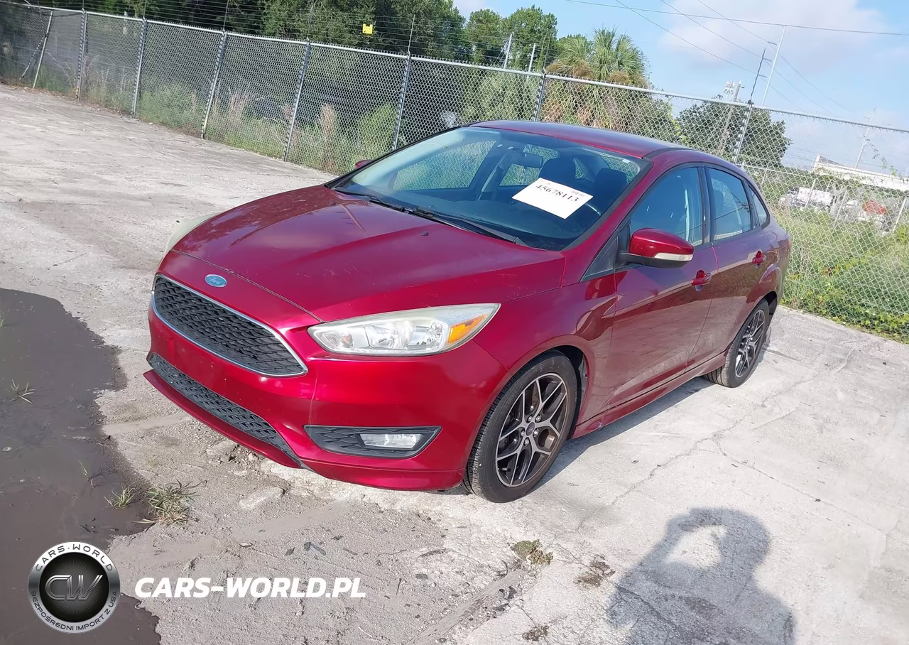 2016 Ford Focus Se VIN:1FADP3F28GL261706 - 2