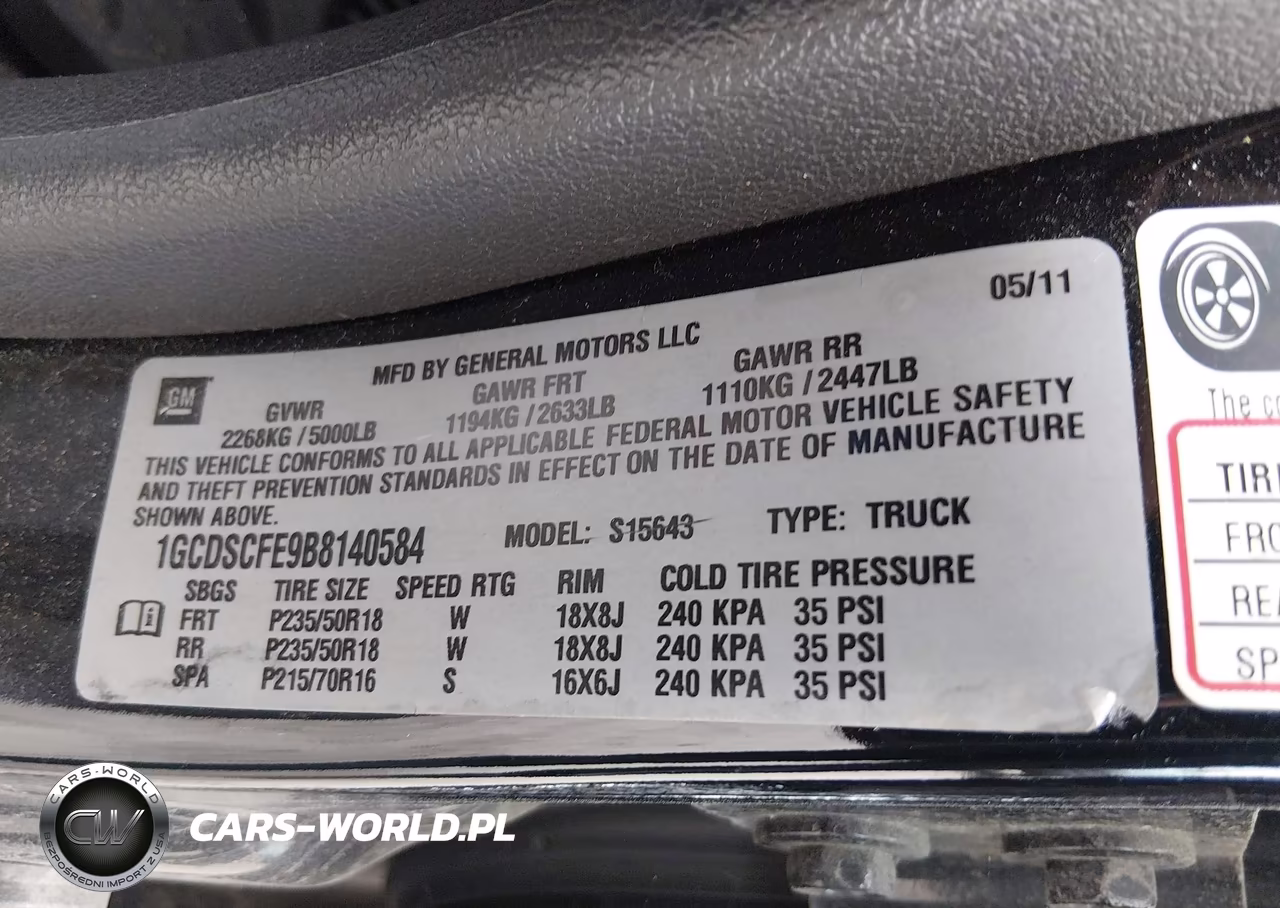 2011 Chevrolet Colorado 1Lt VIN:1GCDSCFE9B8140584 - 9