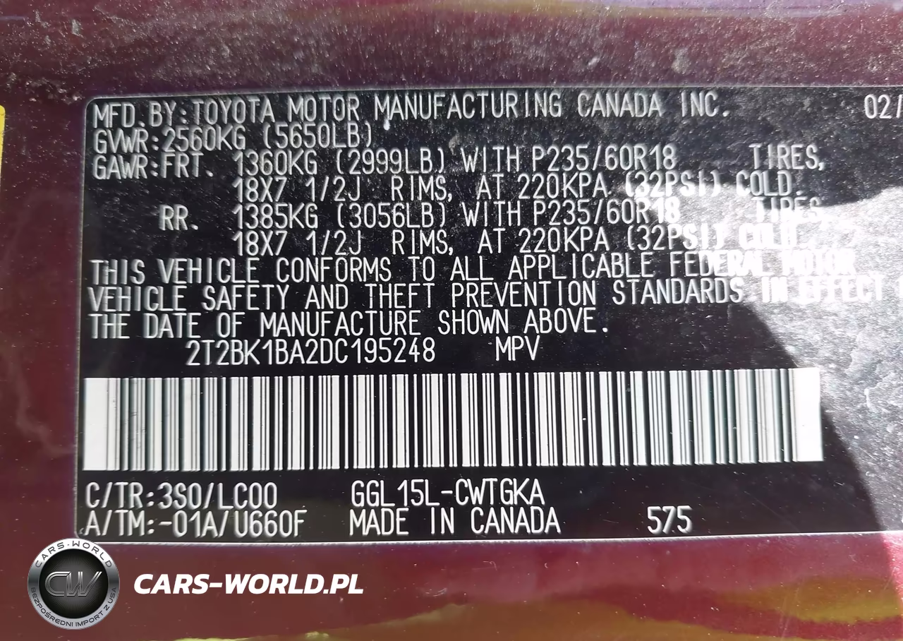 2013 Lexus Rx 350 VIN:2T2BK1BA2DC195248 - 9