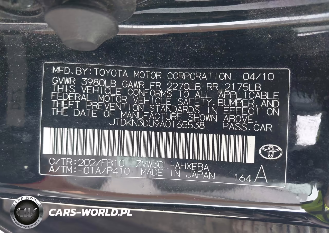 2010 Toyota Prius Iii VIN:JTDKN3DU9A0165538 - 9