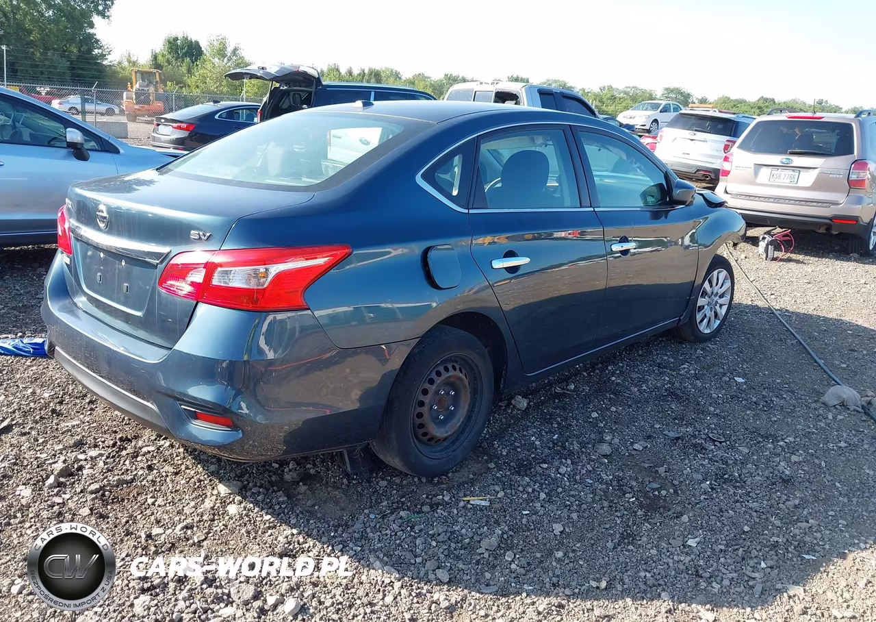 2017 Nissan Sentra Sv VIN:3N1AB7AP8HY348913 - 4