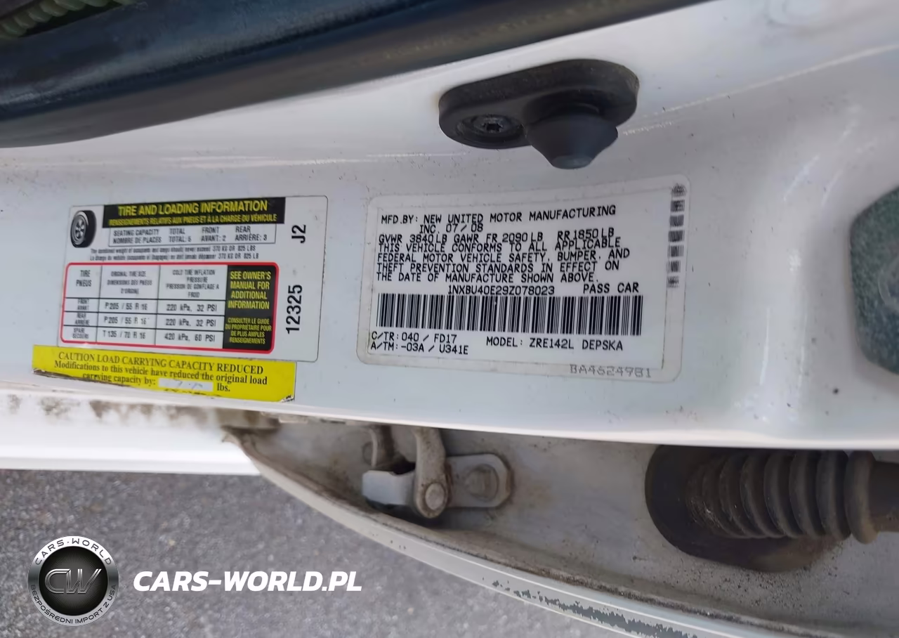 2009 Toyota Corolla S VIN:1NXBU40E29Z078023 - 9