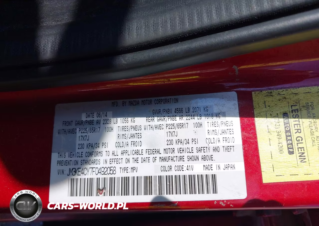 2015 Mazda Cx-5 Touring VIN:JM3KE4CY7F0492058 - 9