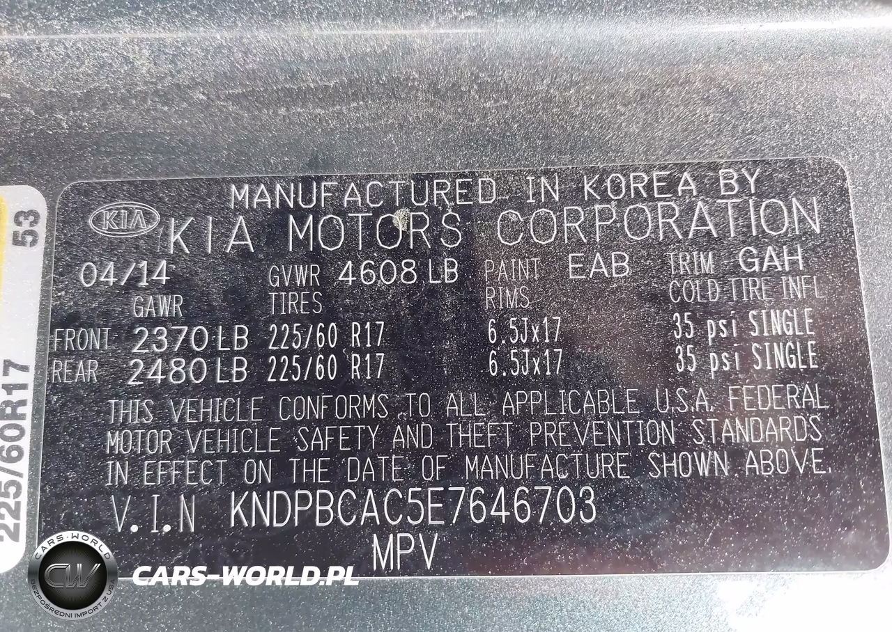 2014 Kia Sportage Lx VIN:KNDPBCAC5E7646703 - 9