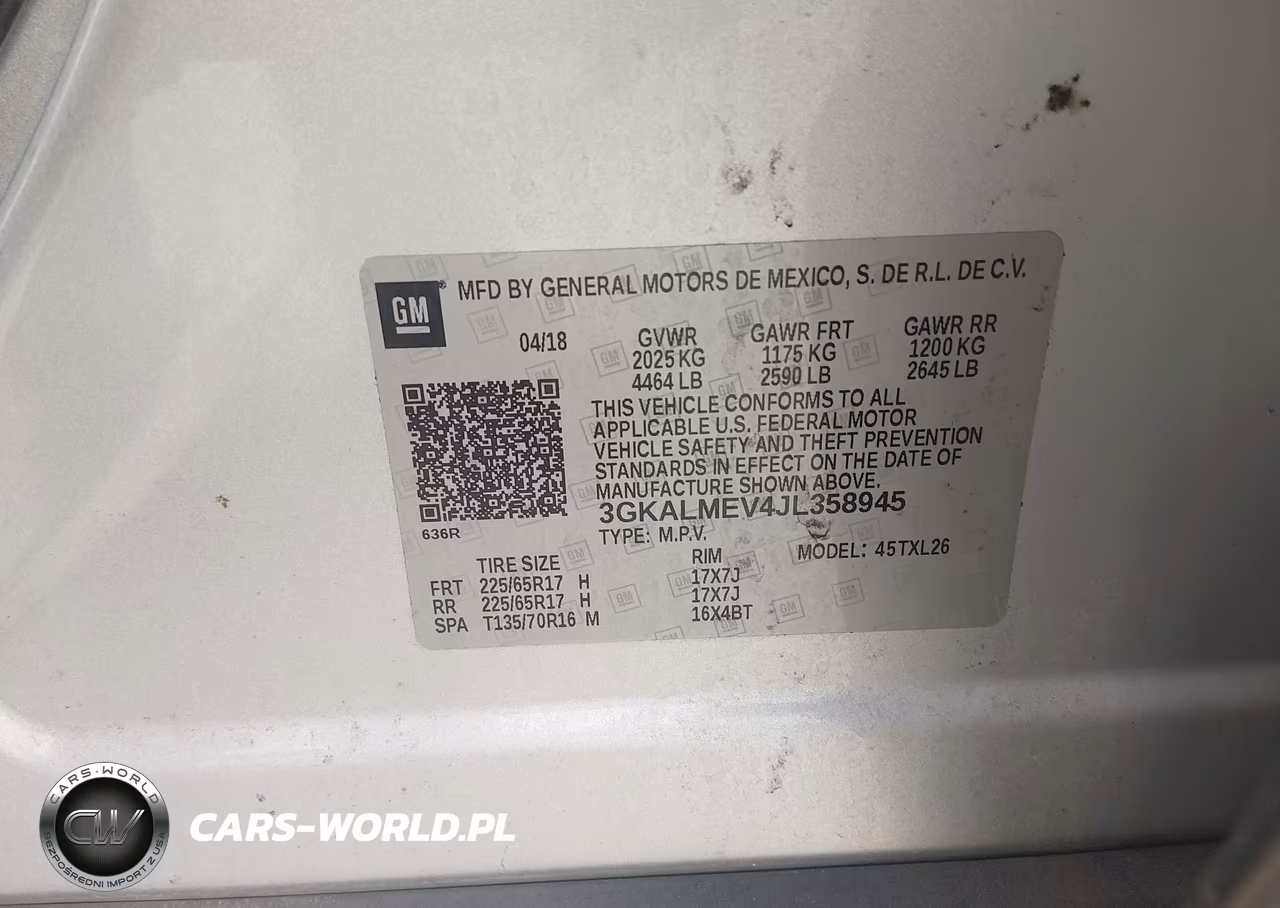 2018 GMC Terrain Sle VIN:3GKALMEV4JL358945 - 9