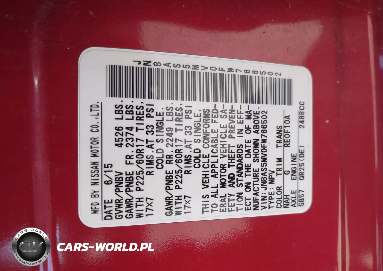 2015 Nissan Rogue Select S VIN:JN8AS5MV0FW766502 - 9