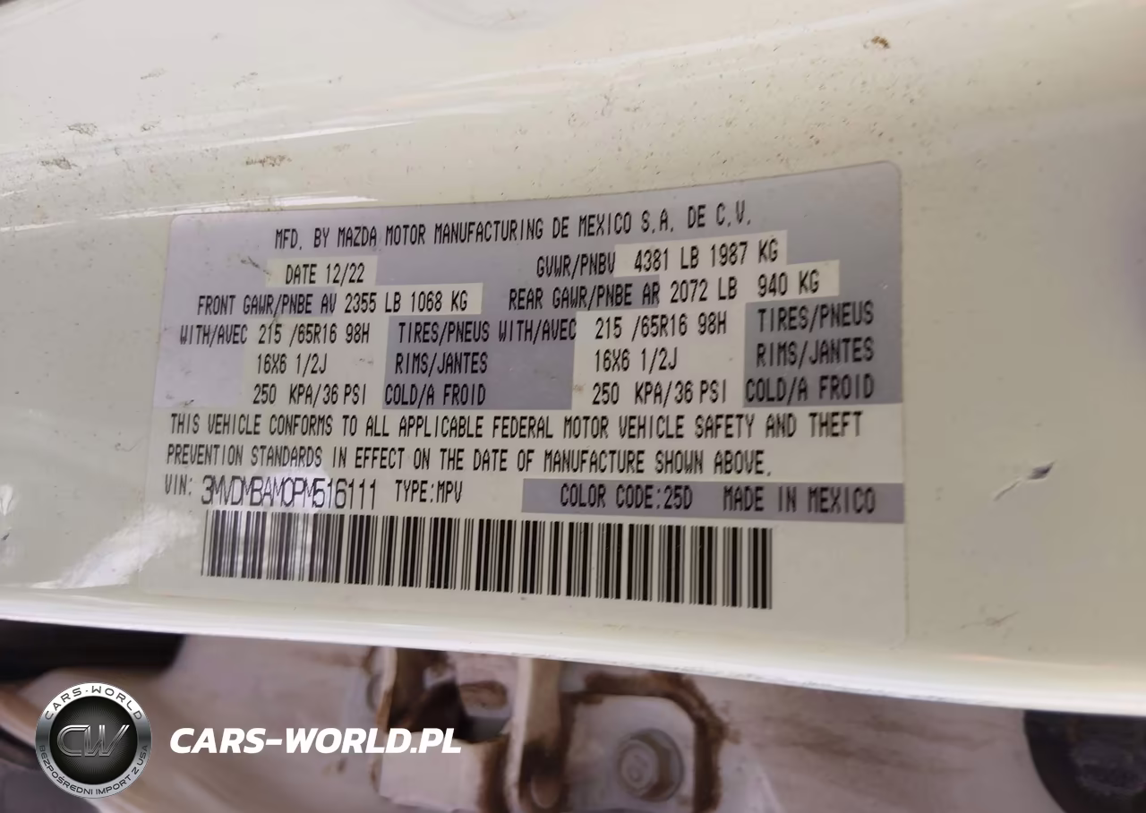 2023 Mazda Cx-30 2.5 S VIN:3MVDMBAM0PM516111 - 9