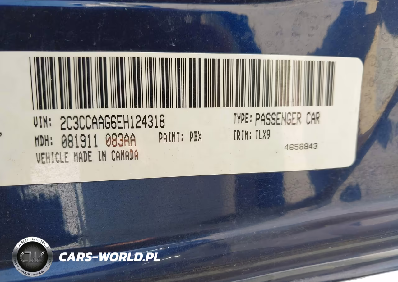 2014 Chrysler 300 VIN:2C3CCAAG6EH124318 - 9