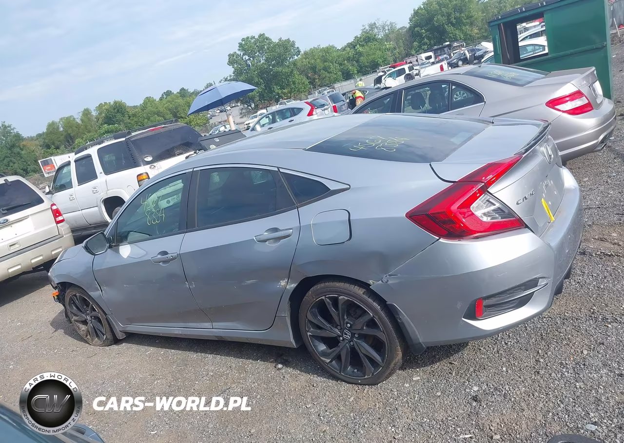 2020 Honda Civic Sport VIN:2HGFC2E85LH528517 - 14