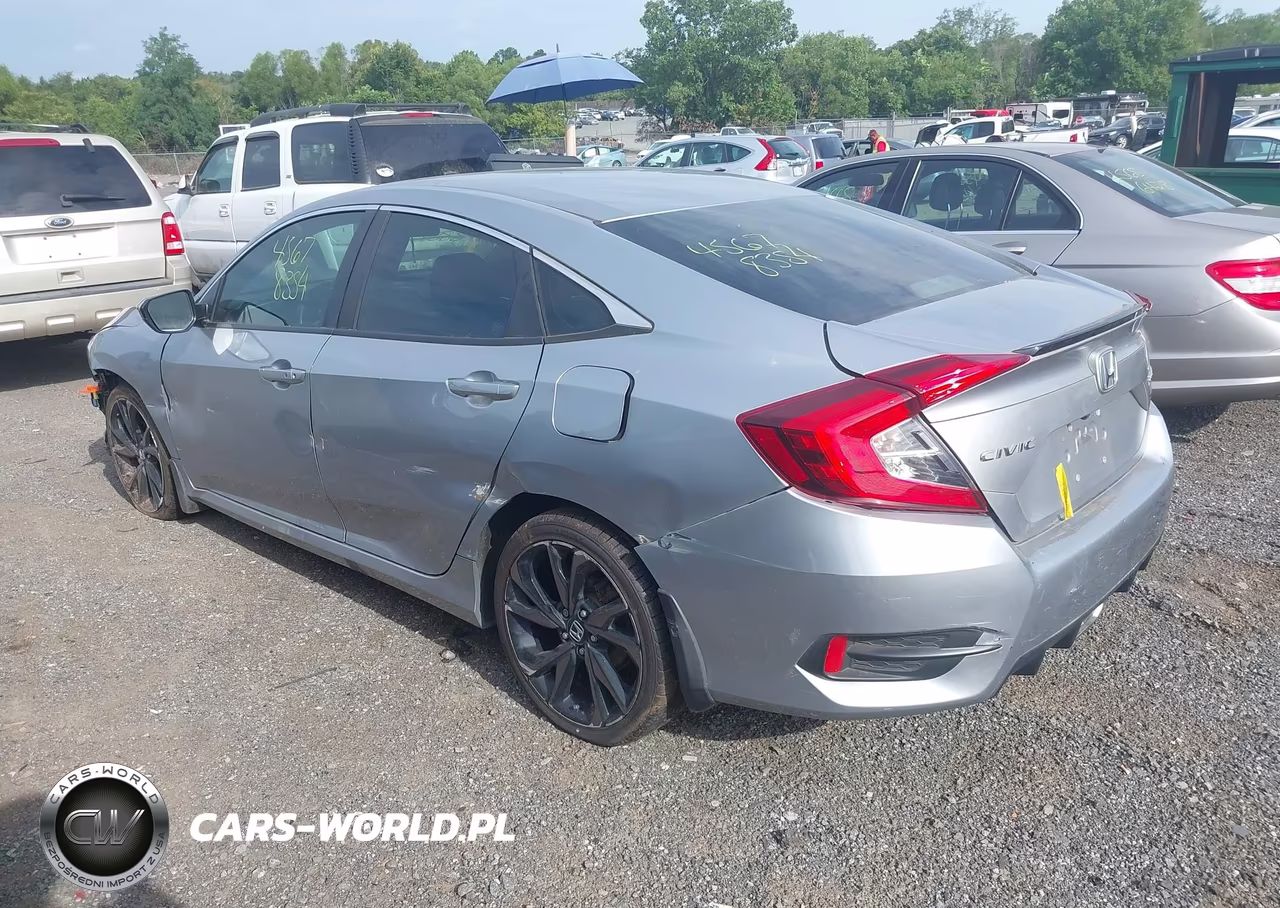 2020 Honda Civic Sport VIN:2HGFC2E85LH528517 - 3