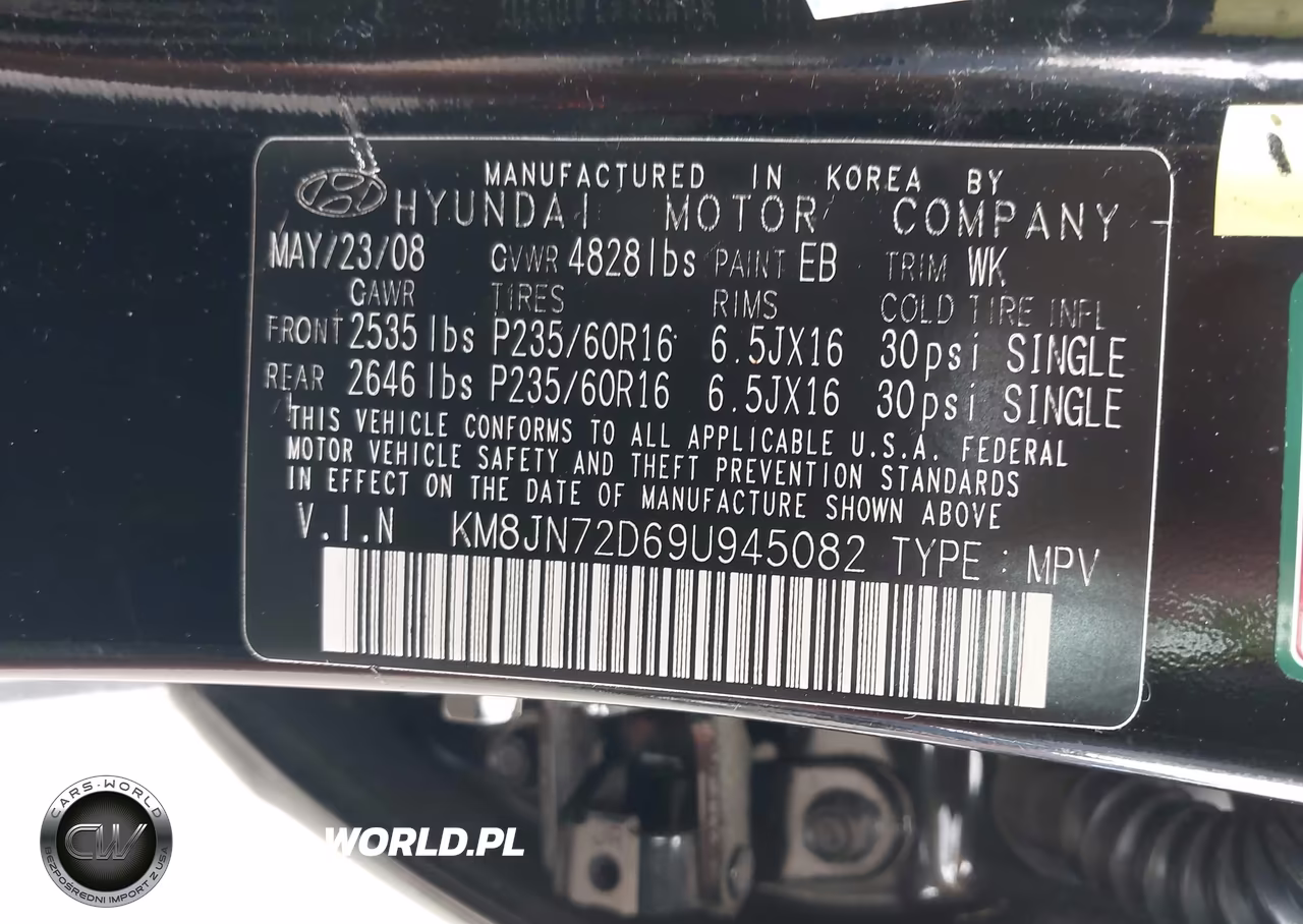 2009 Hyundai Tucson Limited V6 VIN:KM8JN72D69U945082 - 9