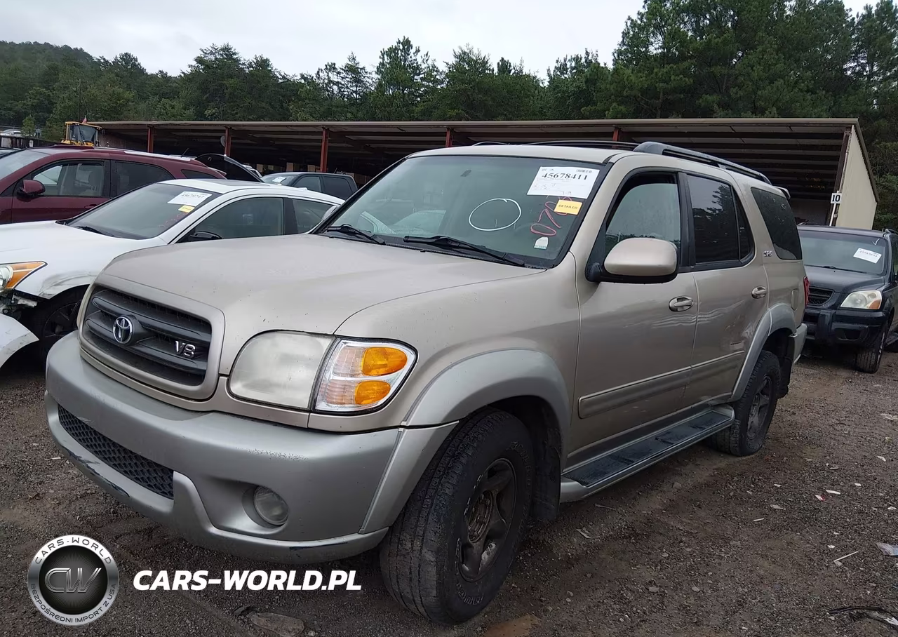 2002 Toyota Sequoia Sr5 V8 VIN:5TDZT34A42S070393 - 2