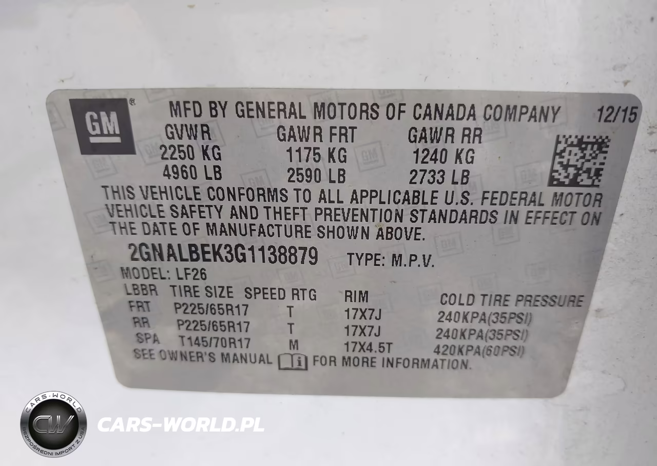 2016 Chevrolet Equinox L VIN:2GNALBEK3G1138879 - 9