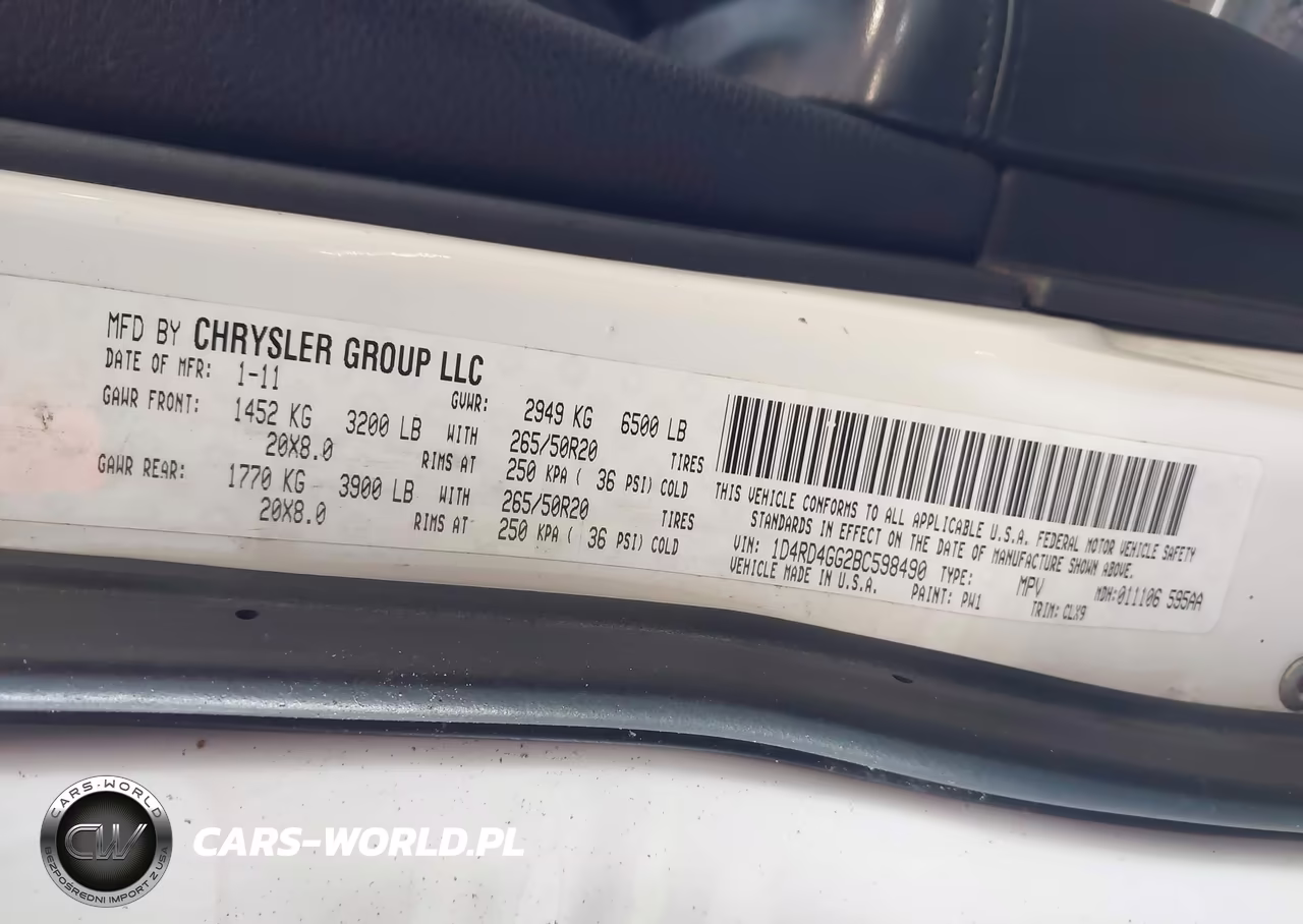 2011 Dodge Durango Crew VIN:1D4RD4GG2BC598490 - 9