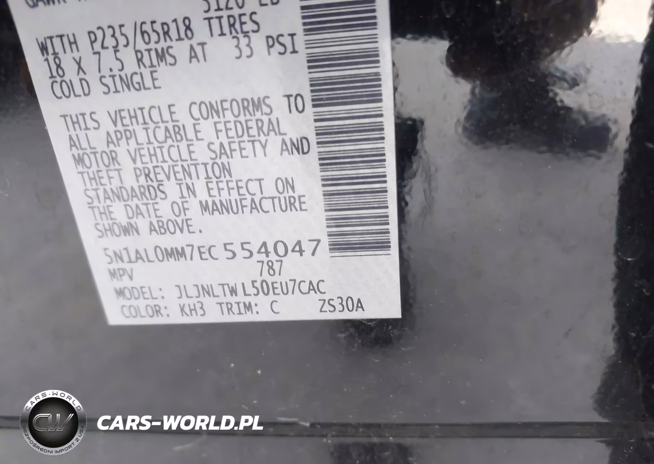 2014 Infiniti Qx60 VIN:5N1AL0MM7EC554047 - 9