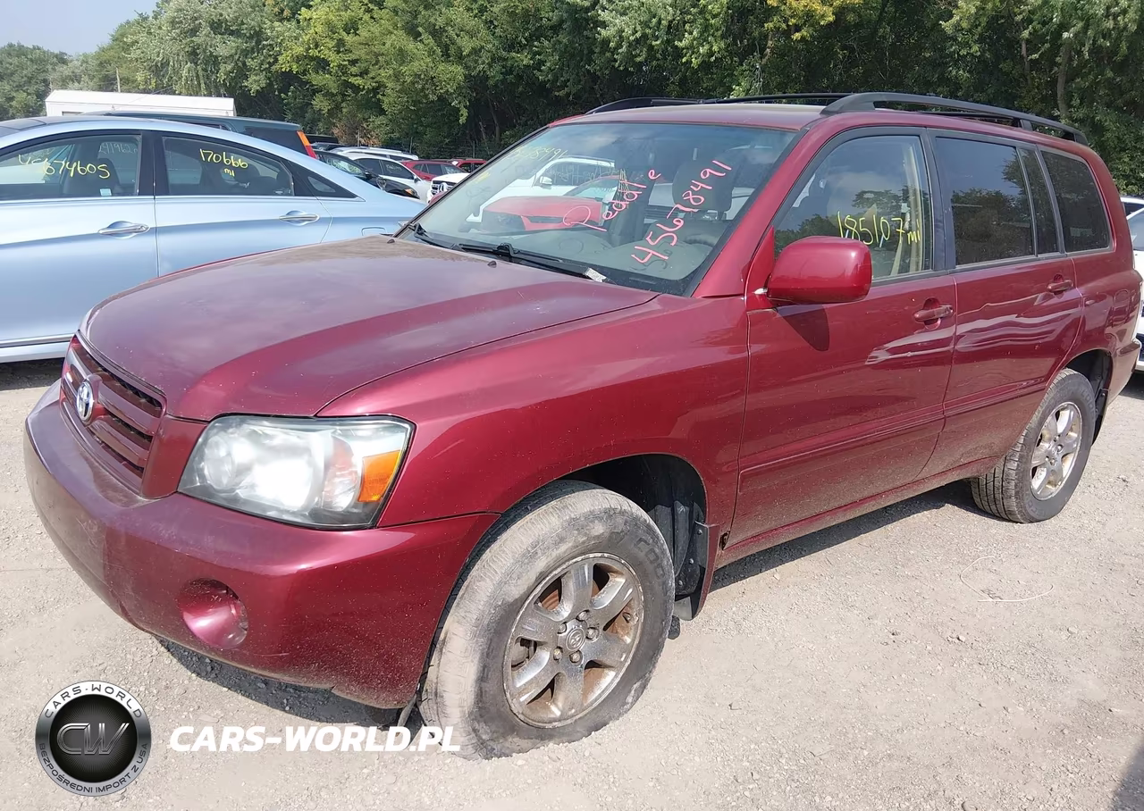 2007 Toyota Highlander 3Rd Row VIN:JTEEP21A270193424 - 2
