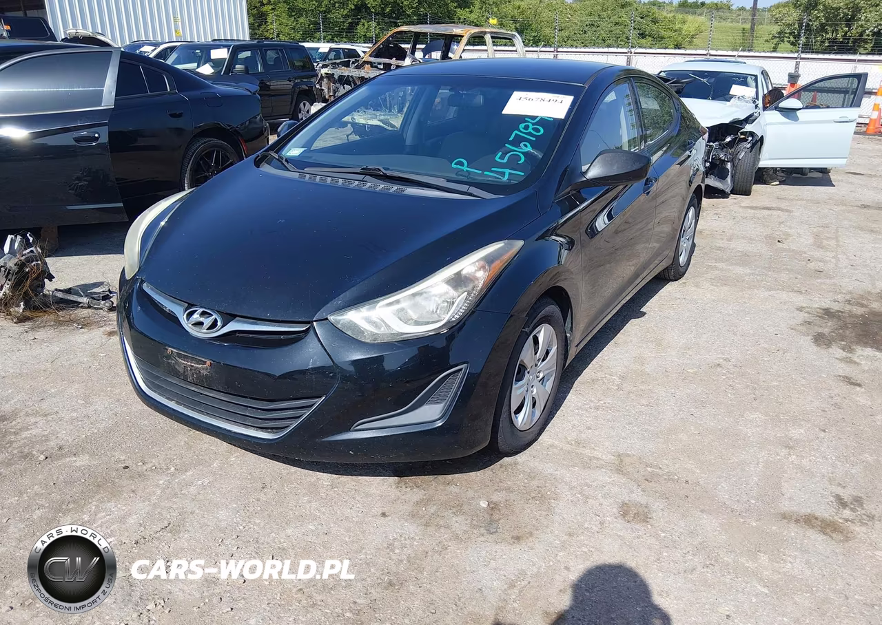 2016 Hyundai Elantra Se VIN:5NPDH4AE2GH704872 - 2