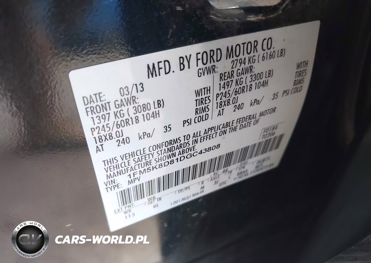 2013 Ford Explorer Xlt VIN:1FM5K8D81DGC43808 - 9