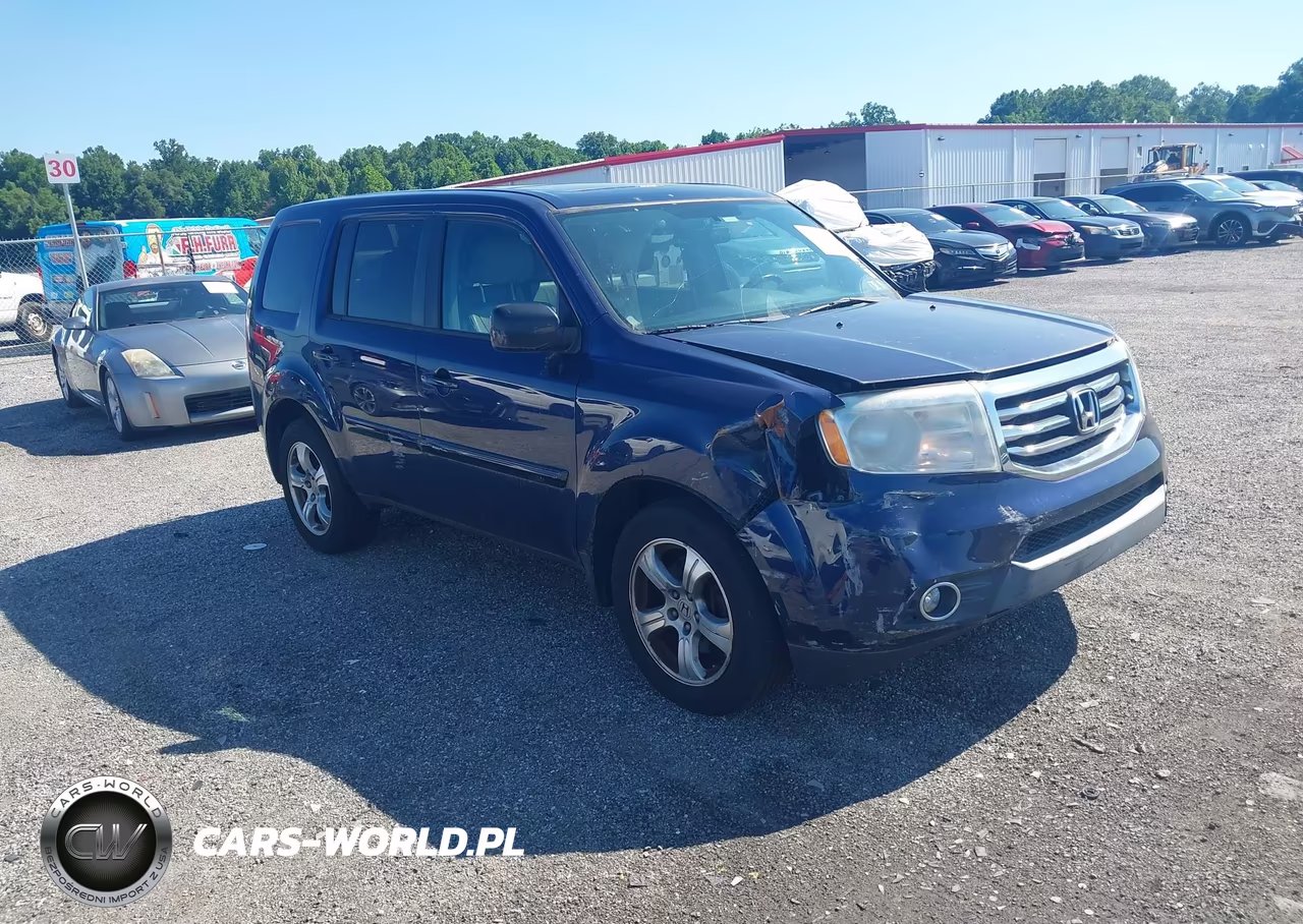 2013 Honda Pilot Ex-L VIN:5FNYF3H5XDB032254 - 1