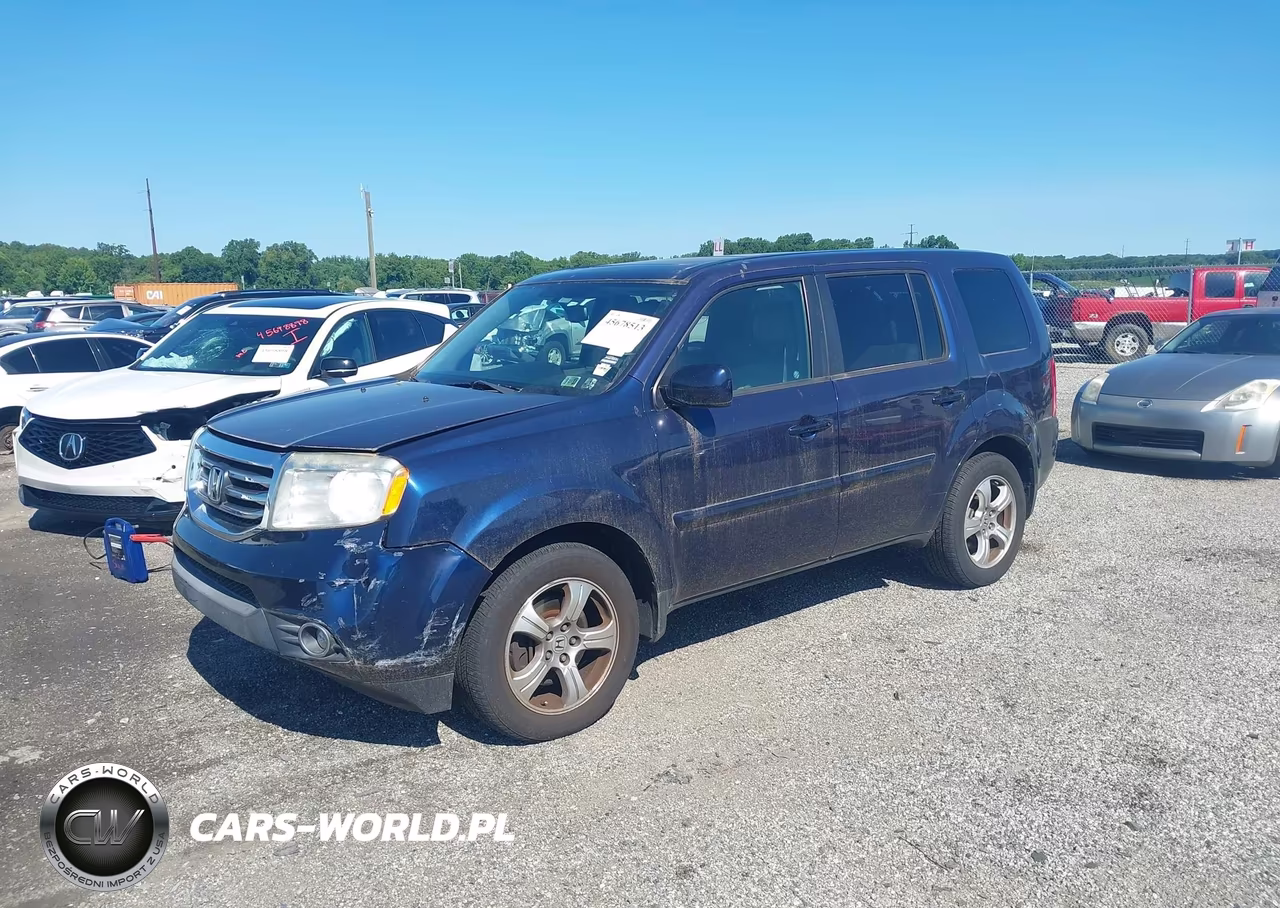 2013 Honda Pilot Ex-L VIN:5FNYF3H5XDB032254 - 2