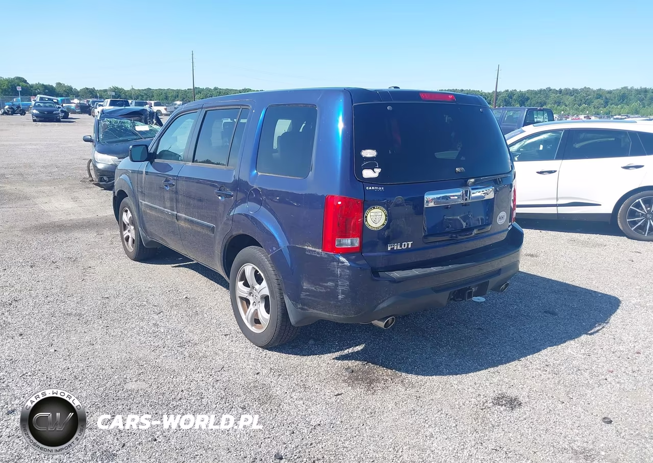 2013 Honda Pilot Ex-L VIN:5FNYF3H5XDB032254 - 3