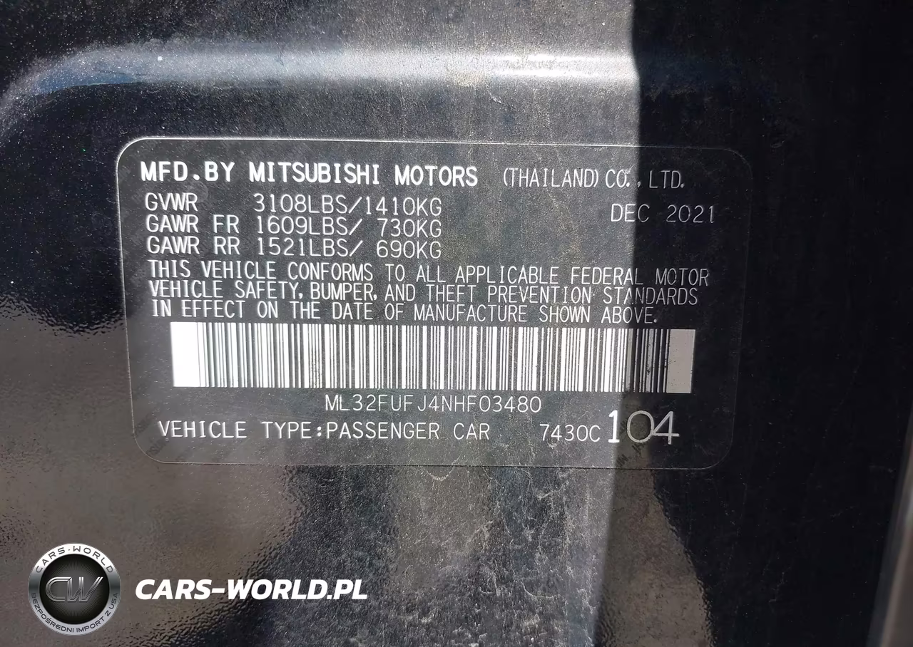 2022 Mitsubishi Mirage G4 Black Edition-Es-Le VIN:ML32FUFJ4NHF03480 - 9