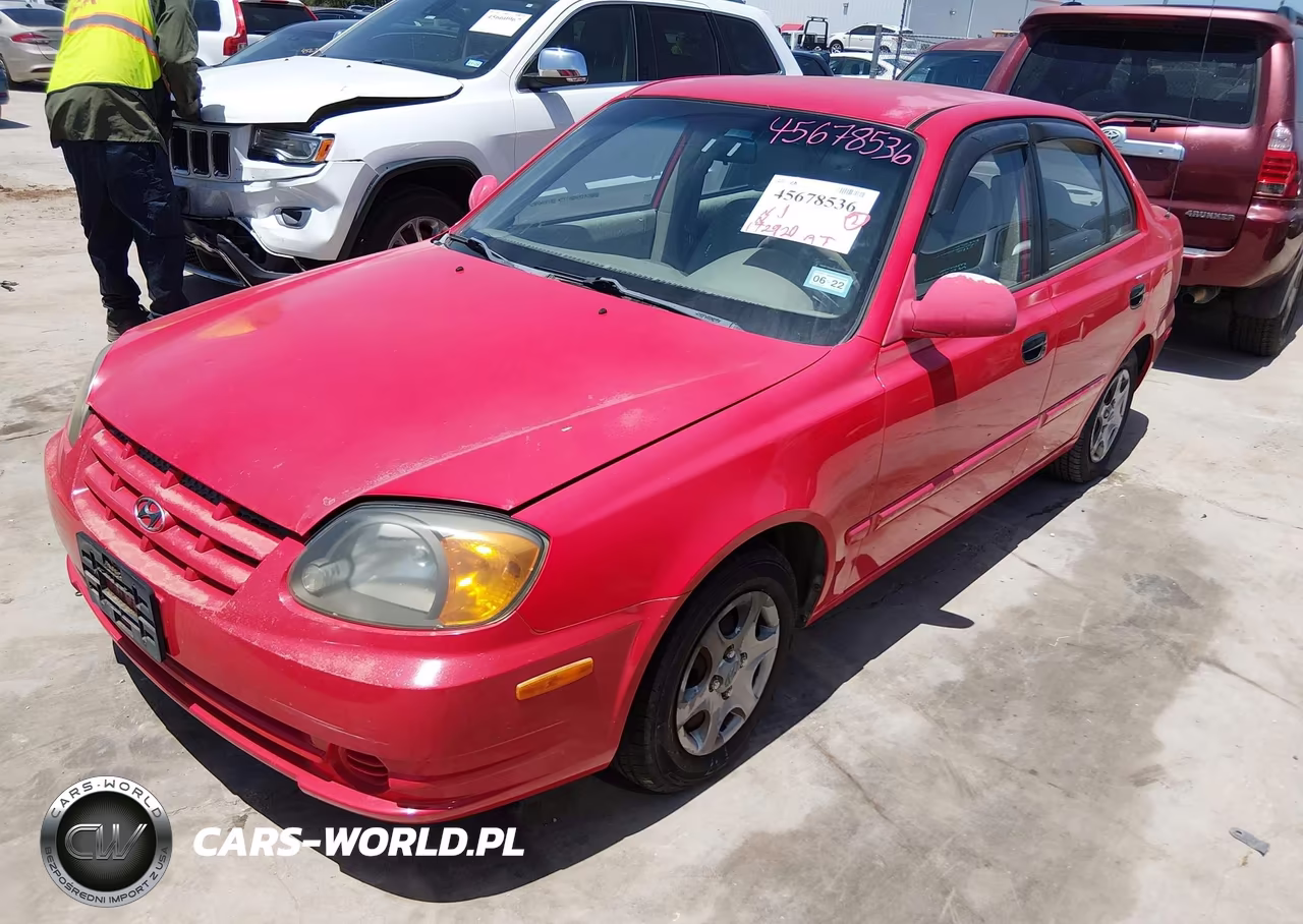 2003 Hyundai Accent Gl VIN:KMHCG45C63U466723 - 2