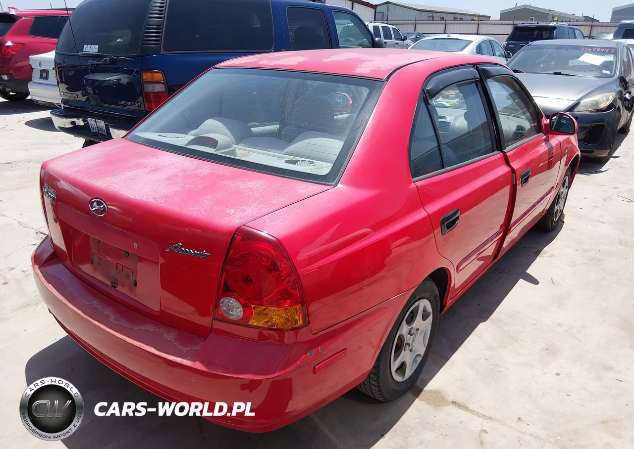 2003 Hyundai Accent Gl VIN:KMHCG45C63U466723 - 4