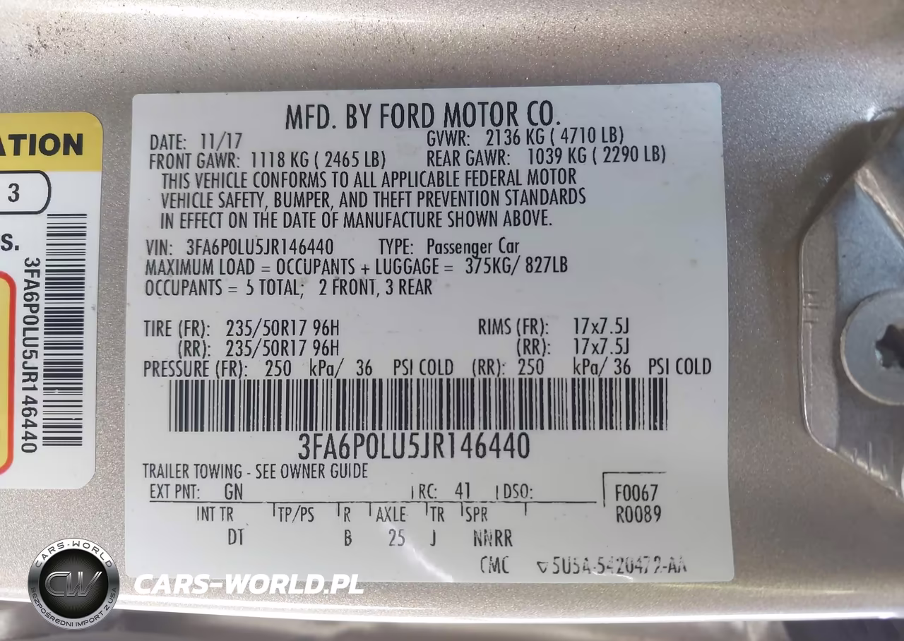 2018 Ford Fusion Hybrid Se VIN:3FA6P0LU5JR146440 - 9