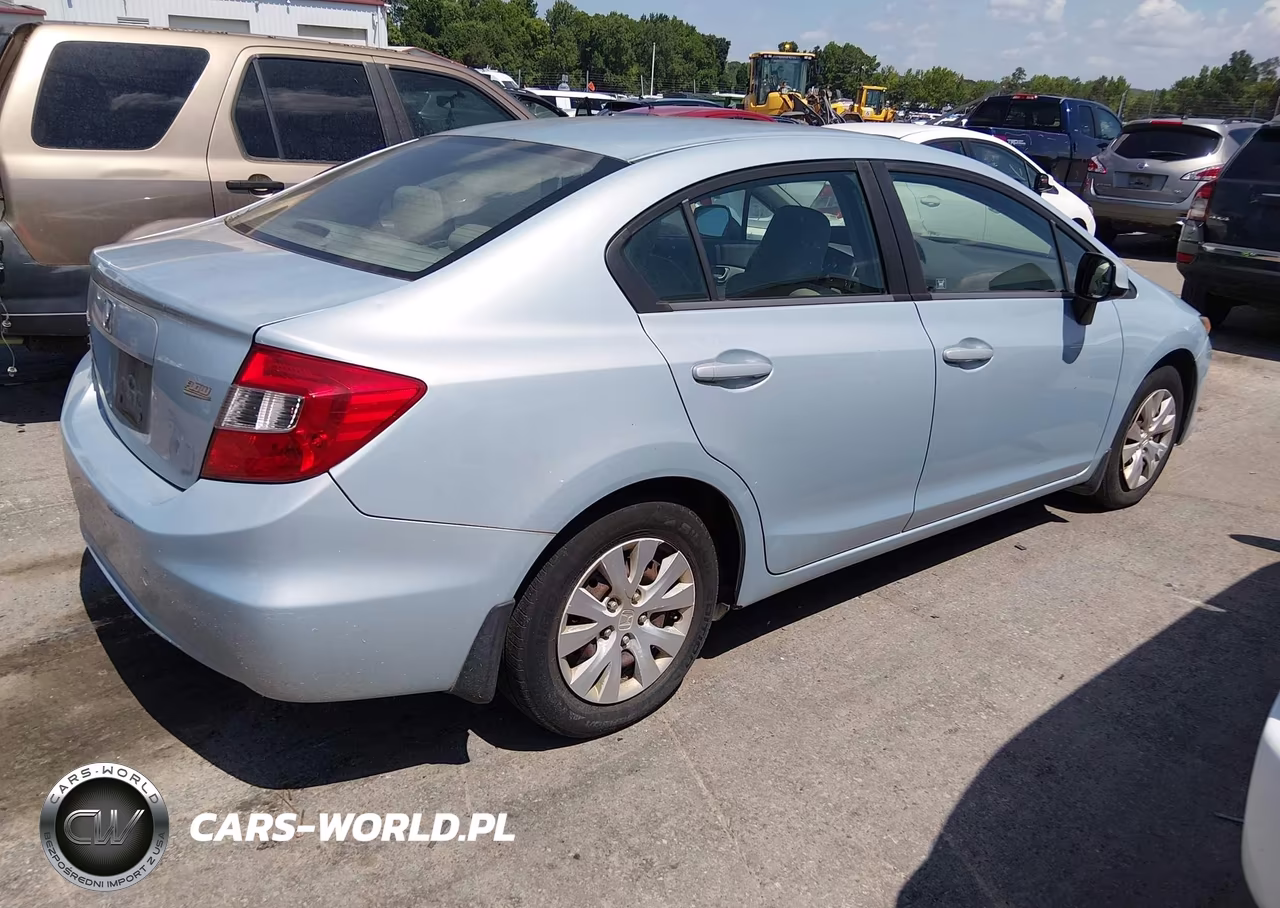 2012 Honda Civic Lx VIN:19XFB2F57CE057150 - 4