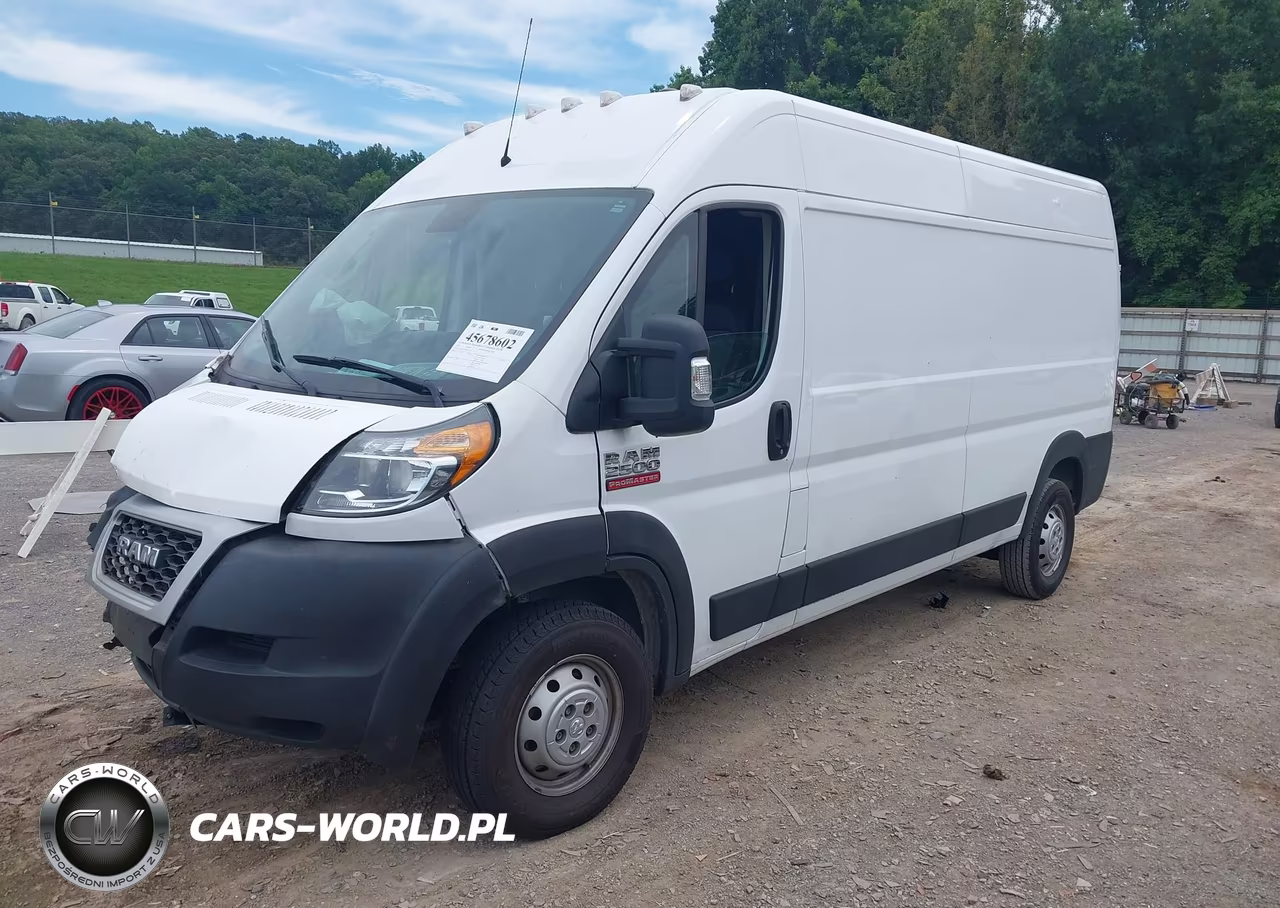 2021 Ram Promaster 2500 High Roof 159 Wb VIN:3C6LRVDG0ME555574 - 2